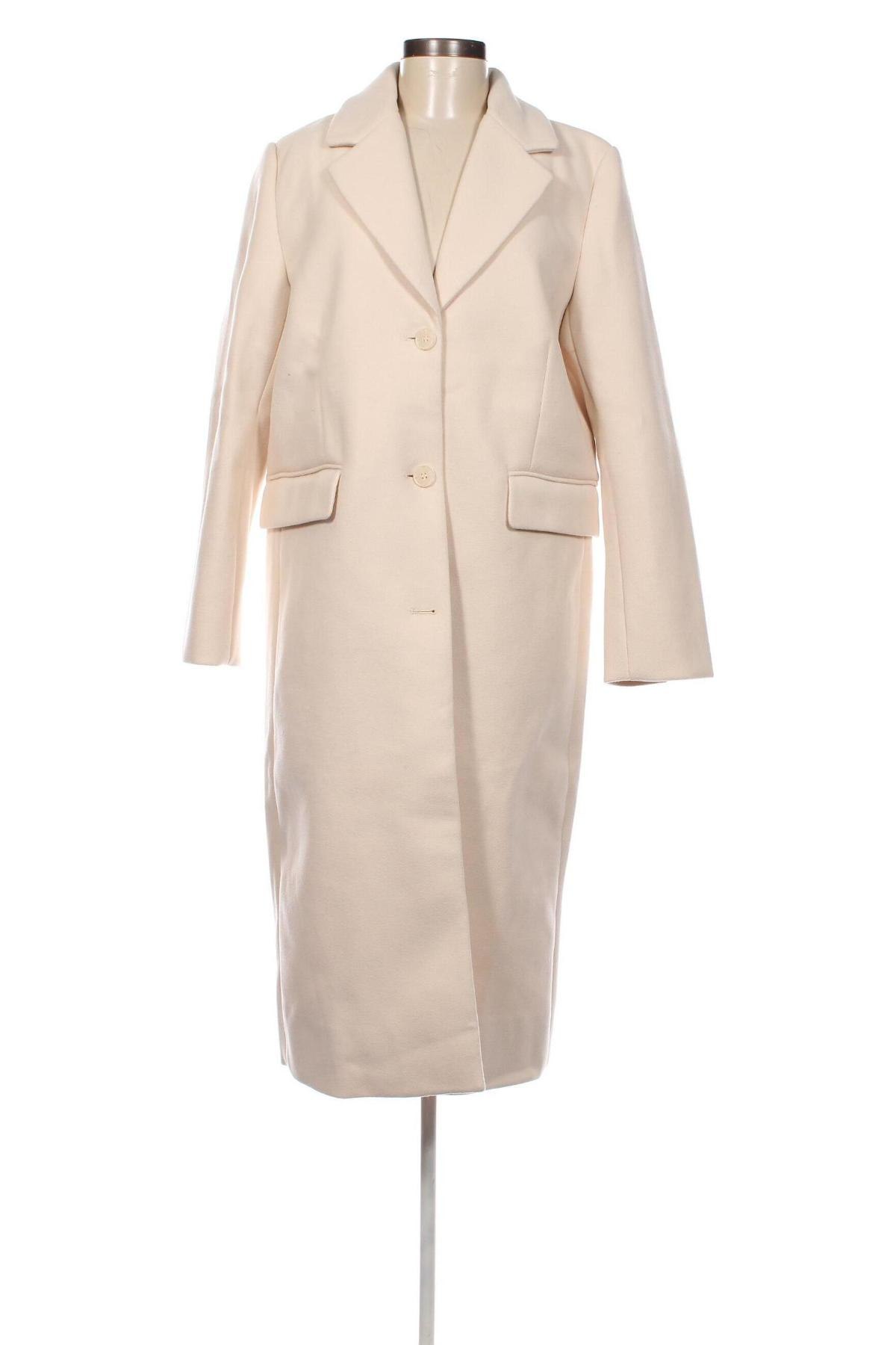 Γυναικείο παλτό Weekday, Μέγεθος M, Χρώμα  Μπέζ, Τιμή 59,07 €