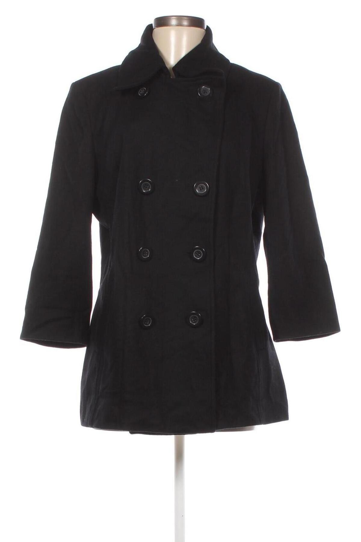 Дамско палто Yessica, Размер XL, Цвят Черен, Цена 32,10 лв.