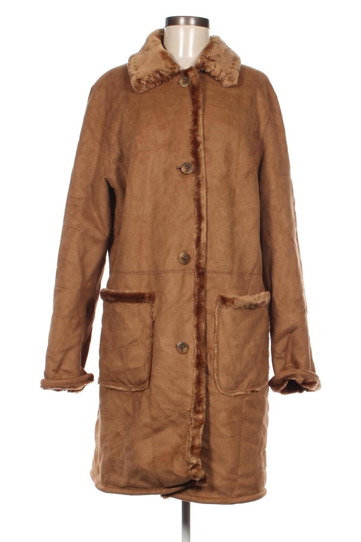 Дамско палто Your Sixth Sense, Размер XL, Цвят Кафяв, Цена 53,50 лв.