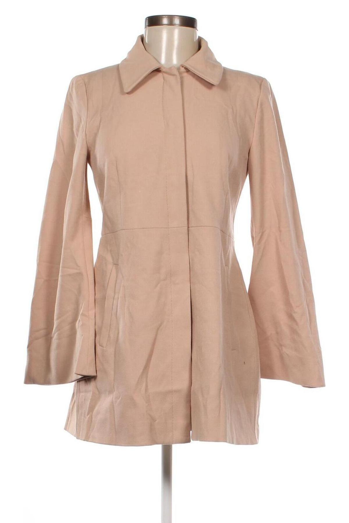 Дамско палто Zara, Размер M, Цвят Кафяв, Цена 15,60 лв.