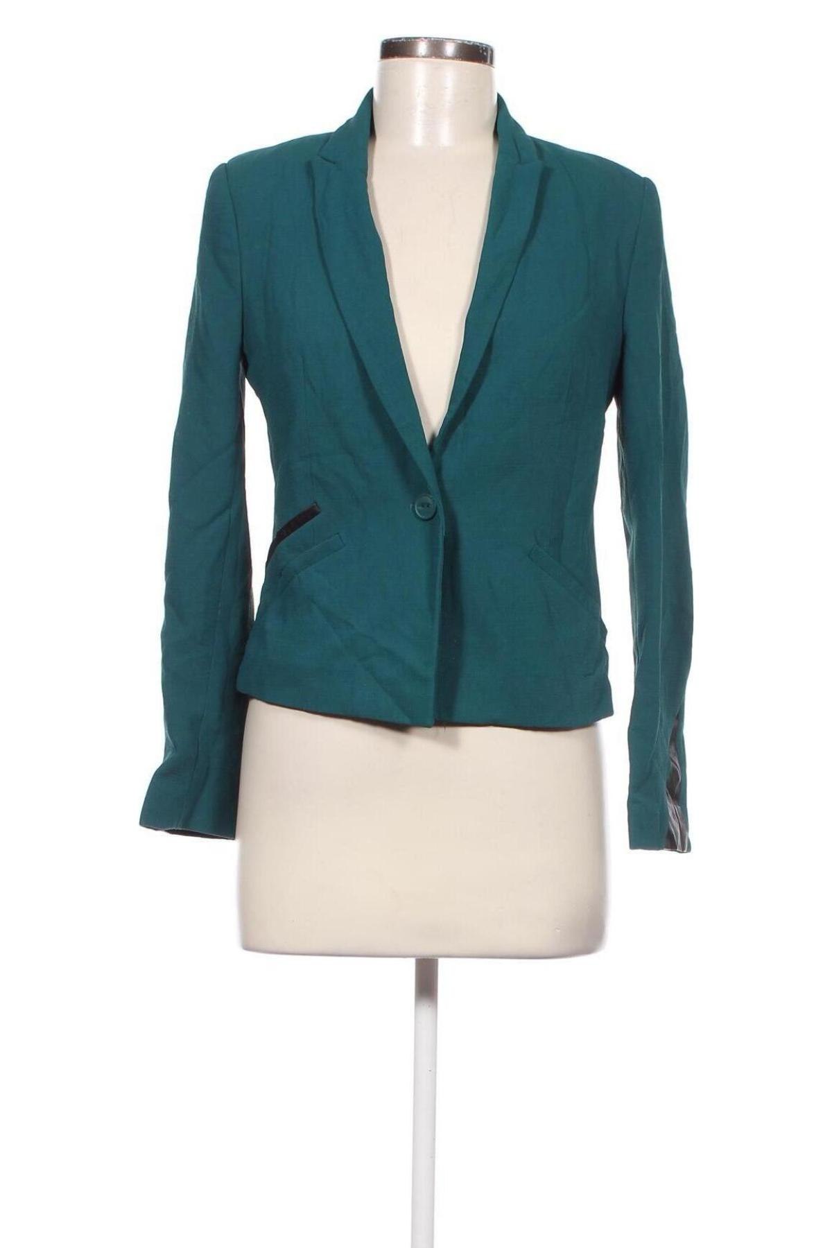 Damen Blazer Bershka, Größe L, Farbe Grün, Preis 30,62 €