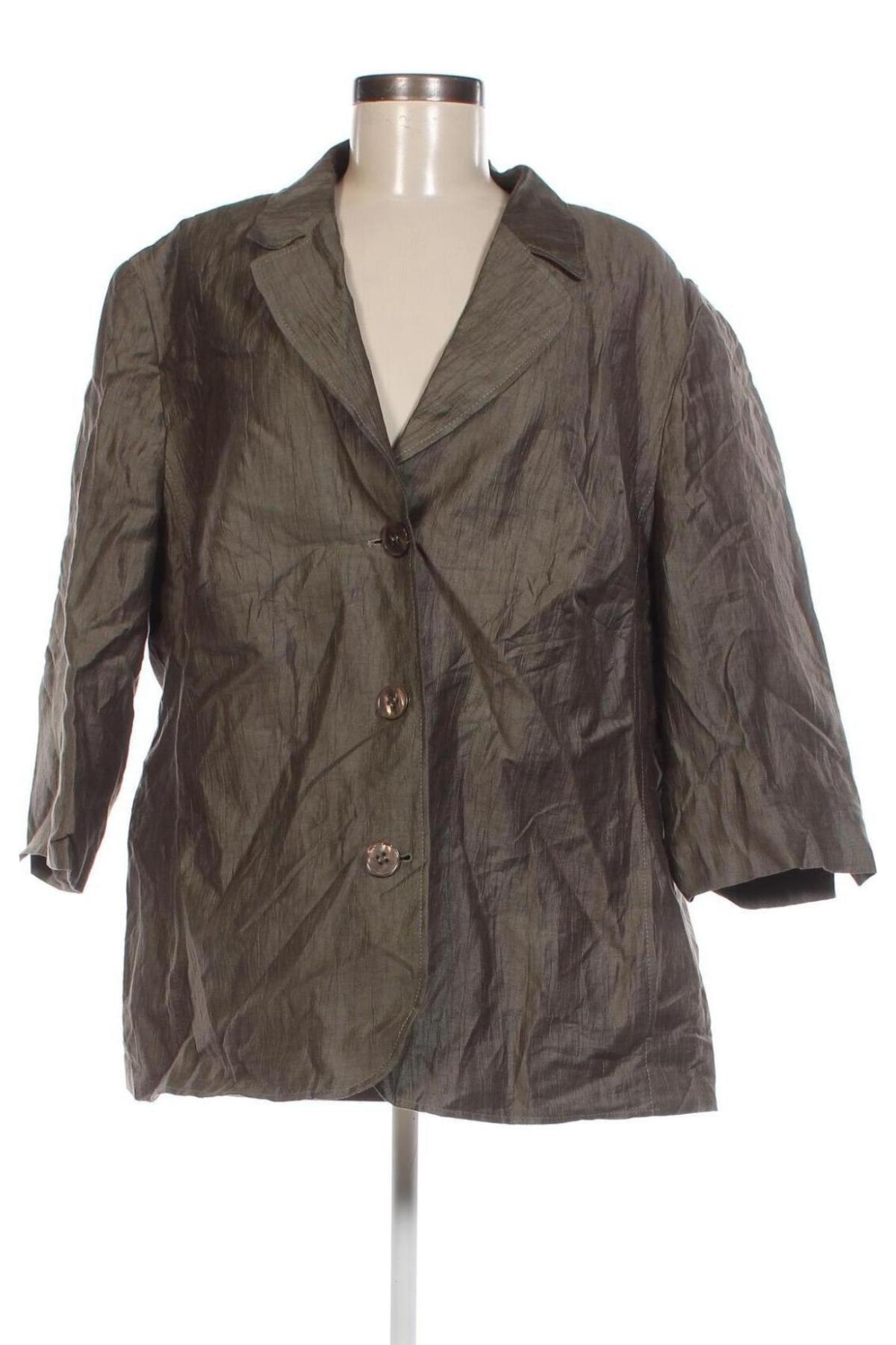 Γυναικείο σακάκι Claude Arielle, Μέγεθος 3XL, Χρώμα Πράσινο, Τιμή 23,94 €