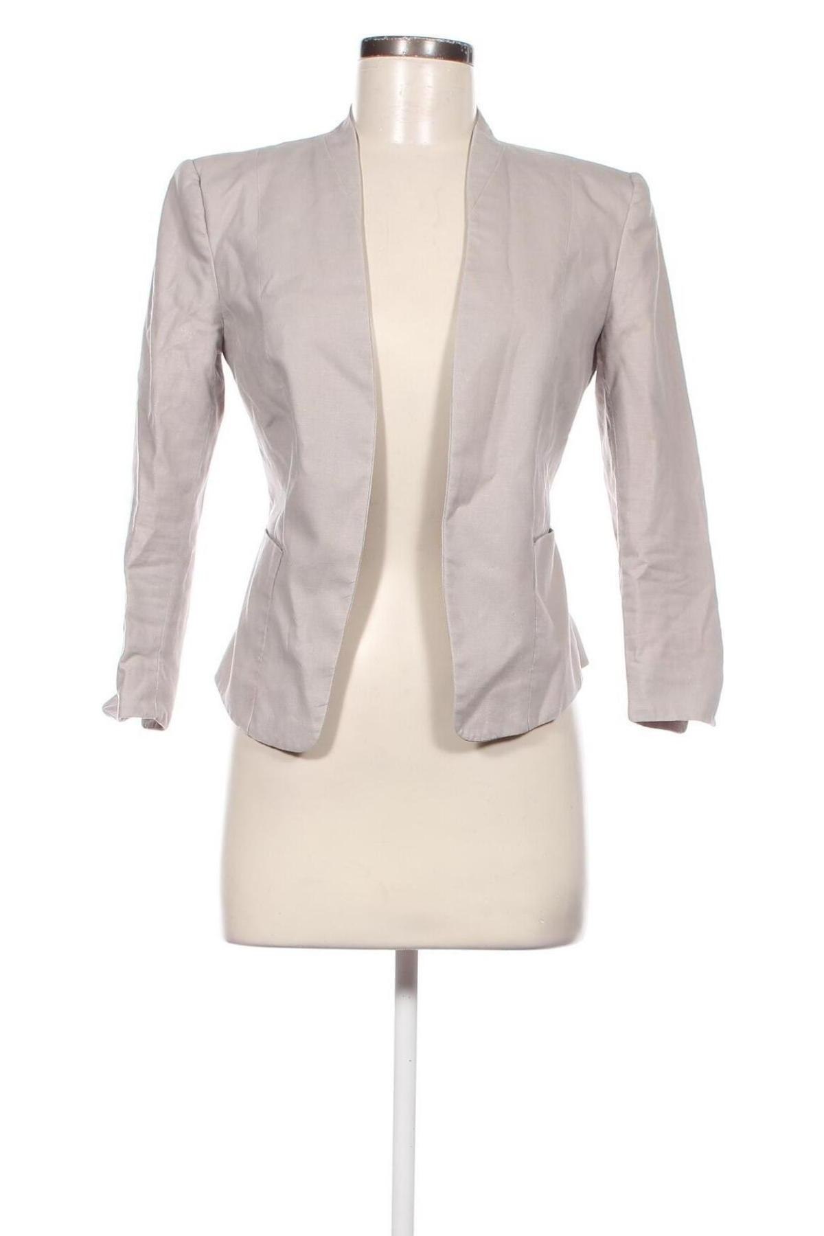 Damen Blazer H&M, Größe XS, Farbe Grau, Preis 15,99 €