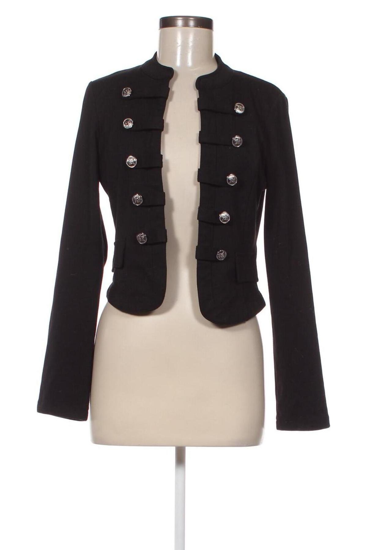 Γυναικείο σακάκι Jean Pascale, Μέγεθος M, Χρώμα Μαύρο, Τιμή 13,07 €