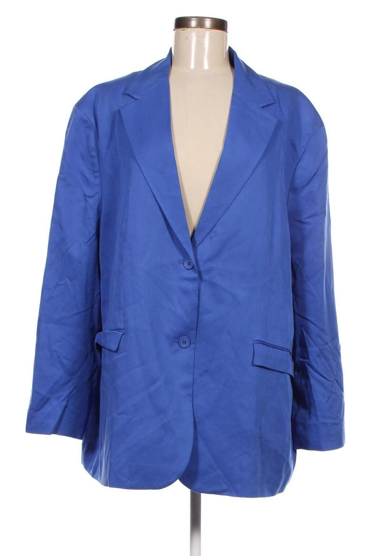 Γυναικείο σακάκι Monki, Μέγεθος L, Χρώμα Μπλέ, Τιμή 35,57 €