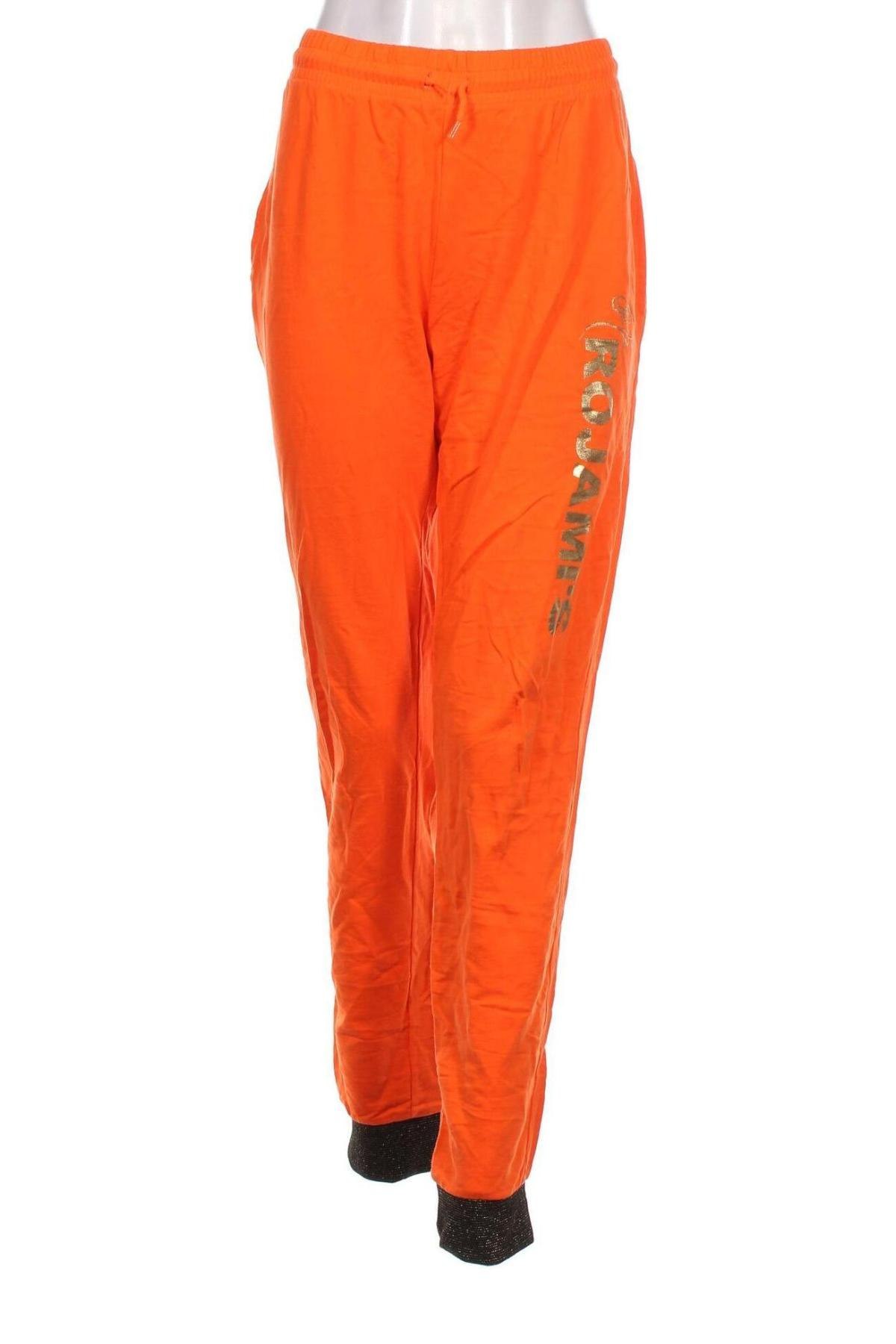 Γυναικείο αθλητικό παντελόνι, Μέγεθος L, Χρώμα Πορτοκαλί, Τιμή 17,94 €