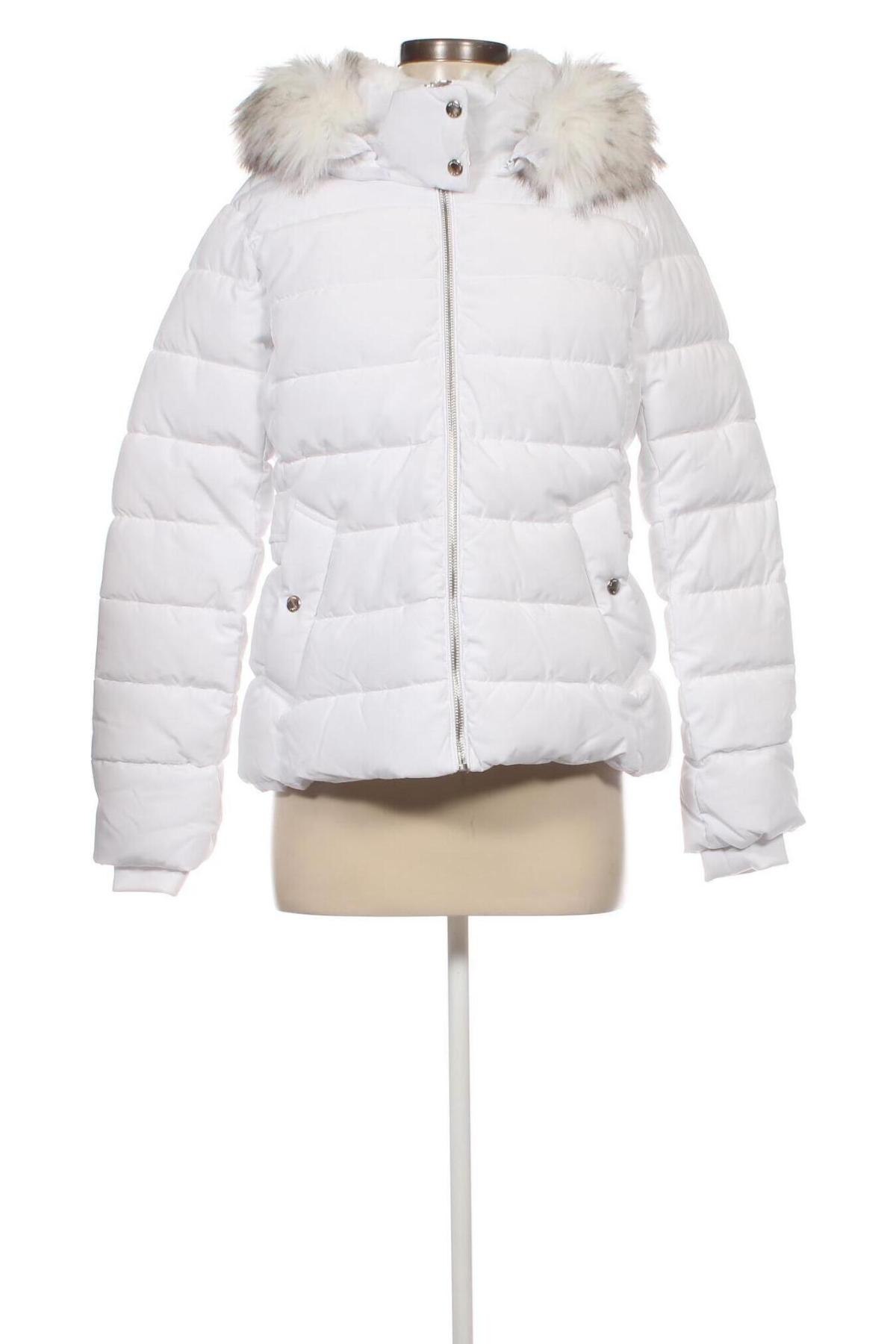 Γυναικείο μπουφάν ONLY, Μέγεθος M, Χρώμα Λευκό, Τιμή 21,56 €