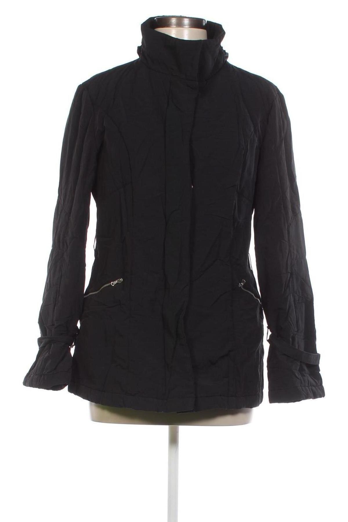 Γυναικείο μπουφάν Sisley, Μέγεθος M, Χρώμα Μαύρο, Τιμή 12,84 €