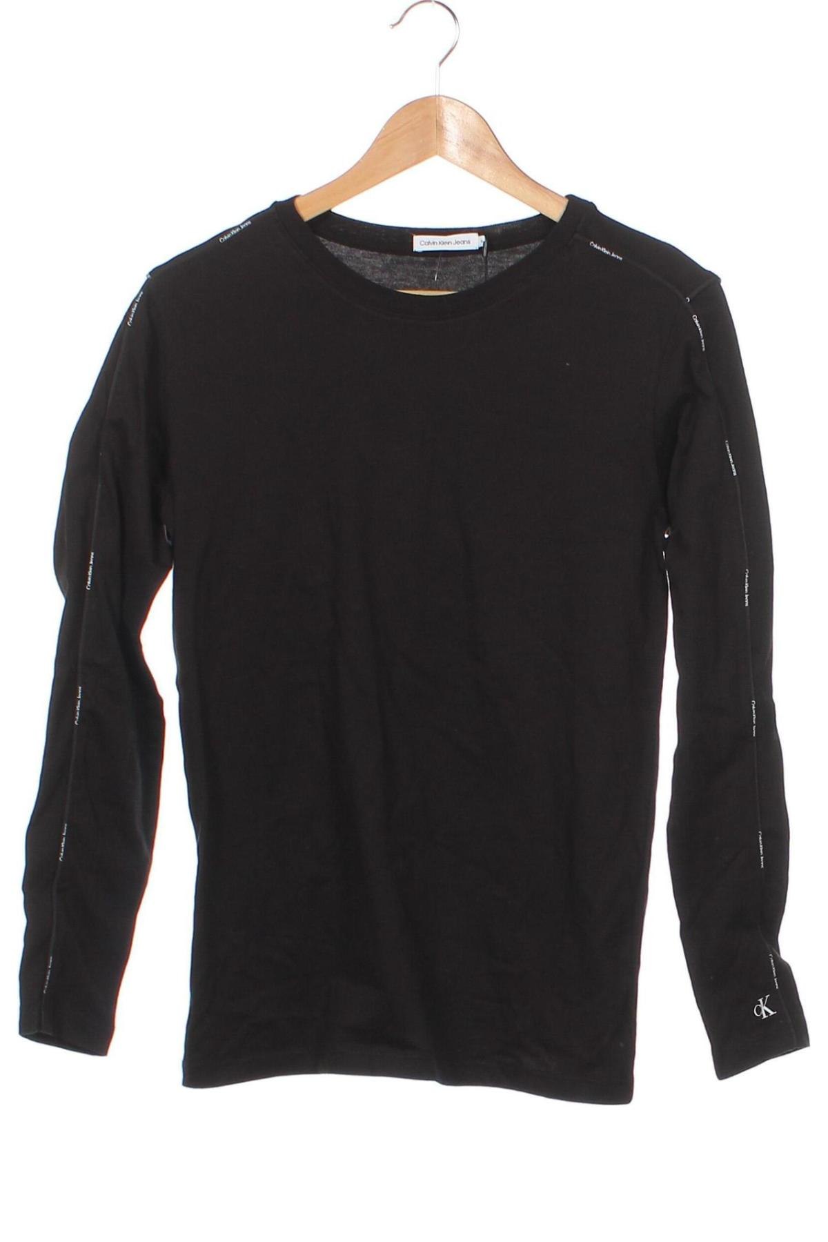 Dziecięca bluzka Calvin Klein Jeans, Rozmiar 15-18y/ 170-176 cm, Kolor Czarny, Cena 290,53 zł