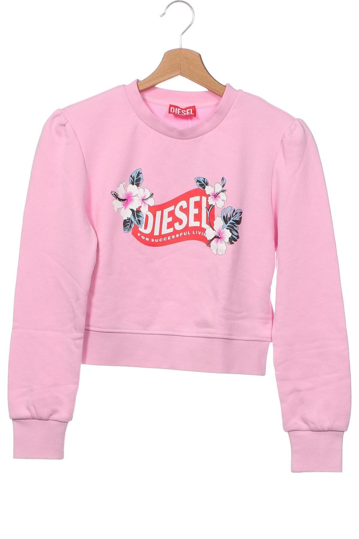 Dziecięca bluzka Diesel, Rozmiar 11-12y/ 152-158 cm, Kolor Różowy, Cena 144,15 zł