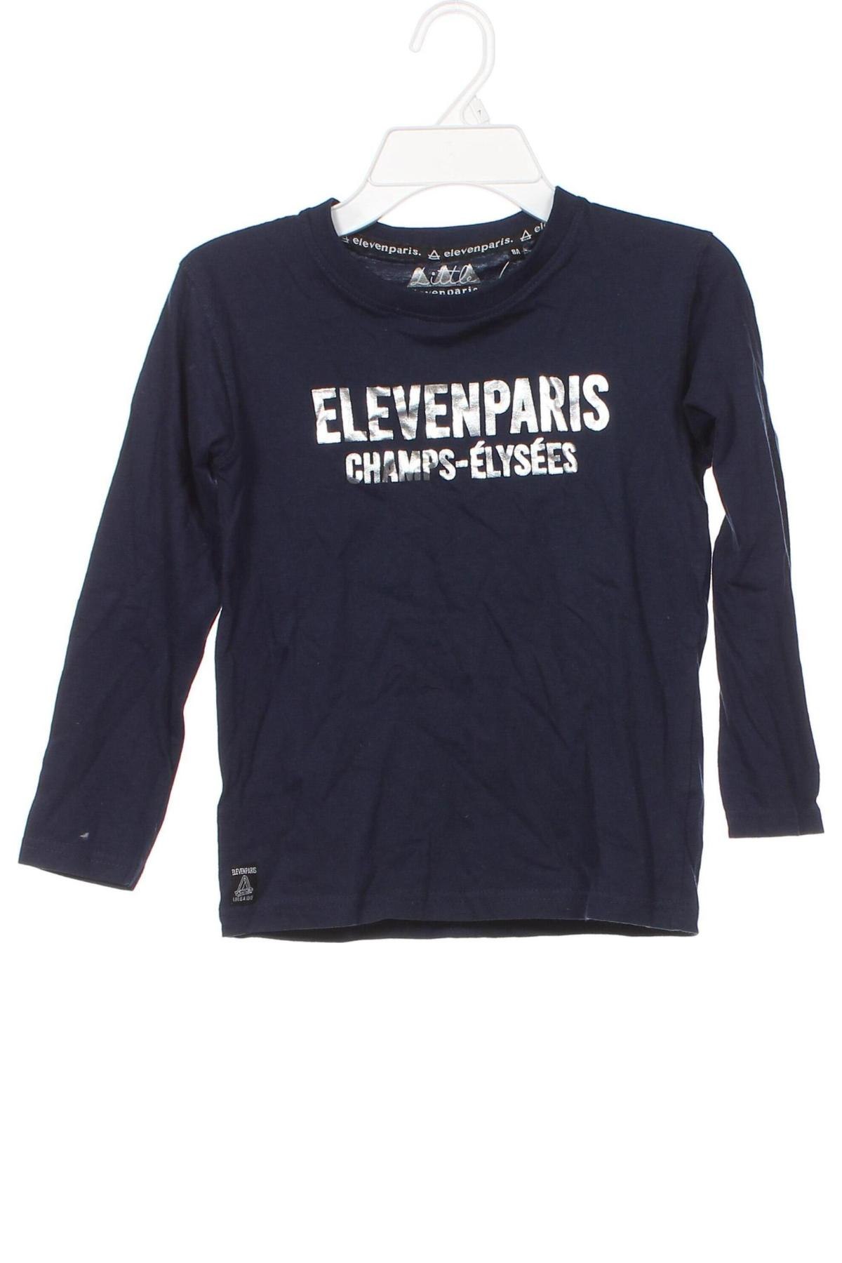 Детска блуза Eleven Paris Little, Размер 7-8y/ 128-134 см, Цвят Син, Цена 14,85 лв.