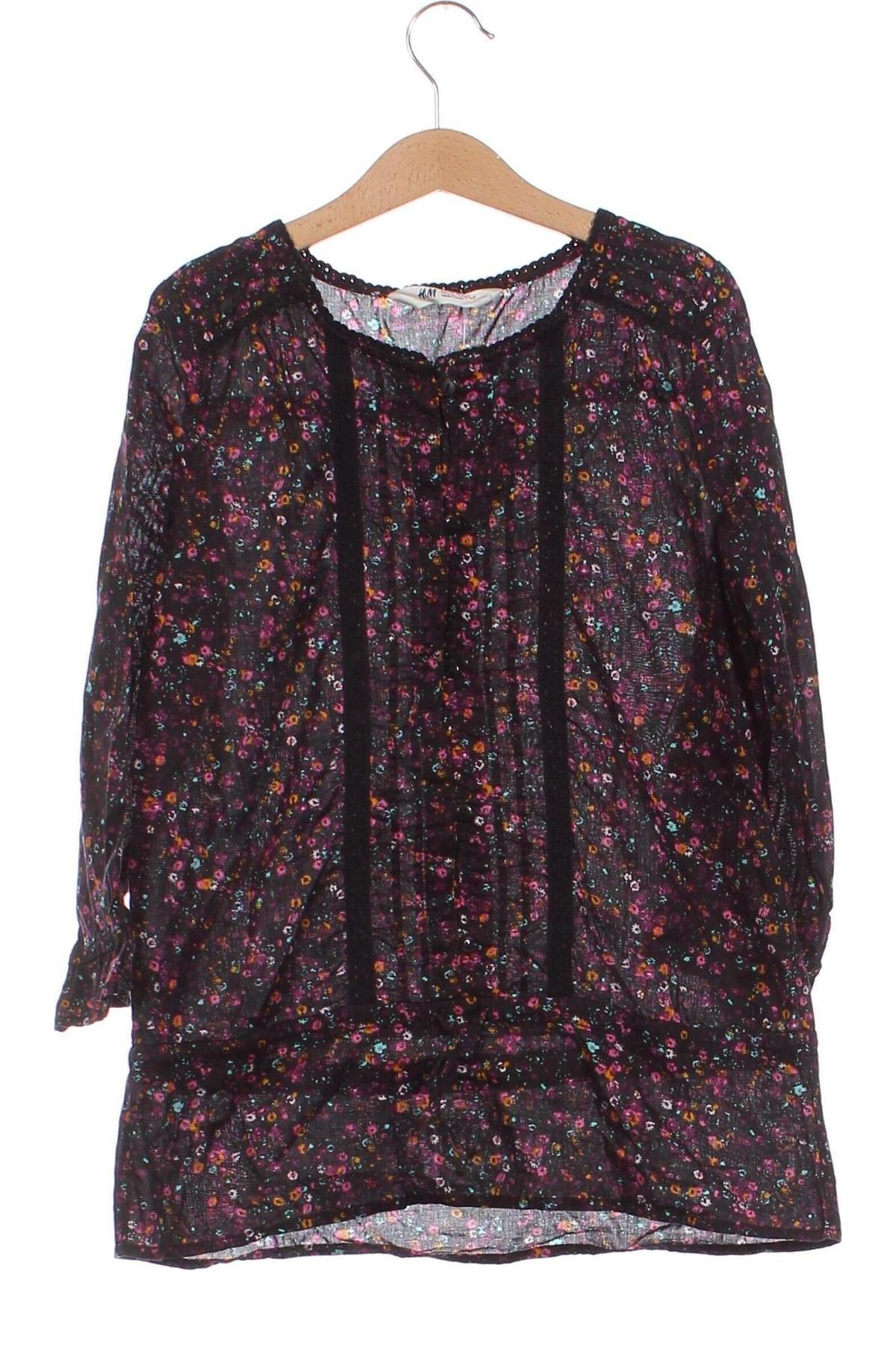Детска блуза H&M, Размер 9-10y/ 140-146 см, Цвят Многоцветен, Цена 7,04 лв.