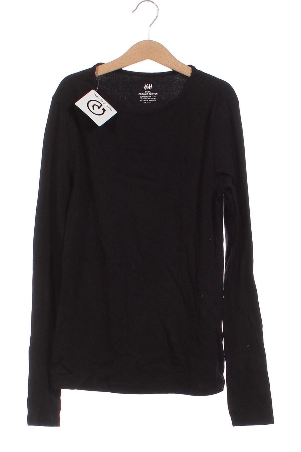 Kinder Shirt H&M, Größe 12-13y/ 158-164 cm, Farbe Schwarz, Preis € 5,04