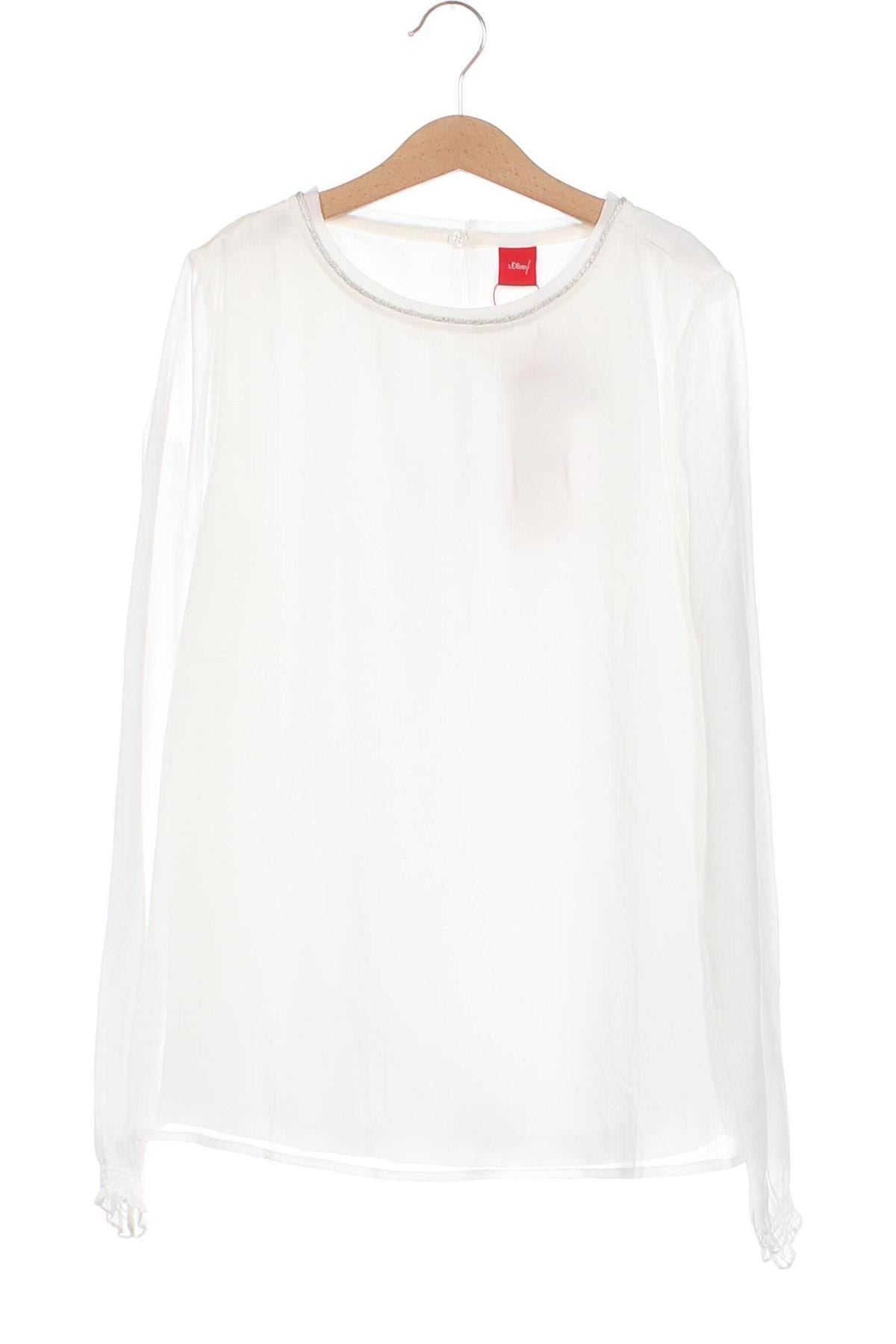 Παιδική μπλούζα S.Oliver, Μέγεθος 13-14y/ 164-168 εκ., Χρώμα Λευκό, Τιμή 4,31 €