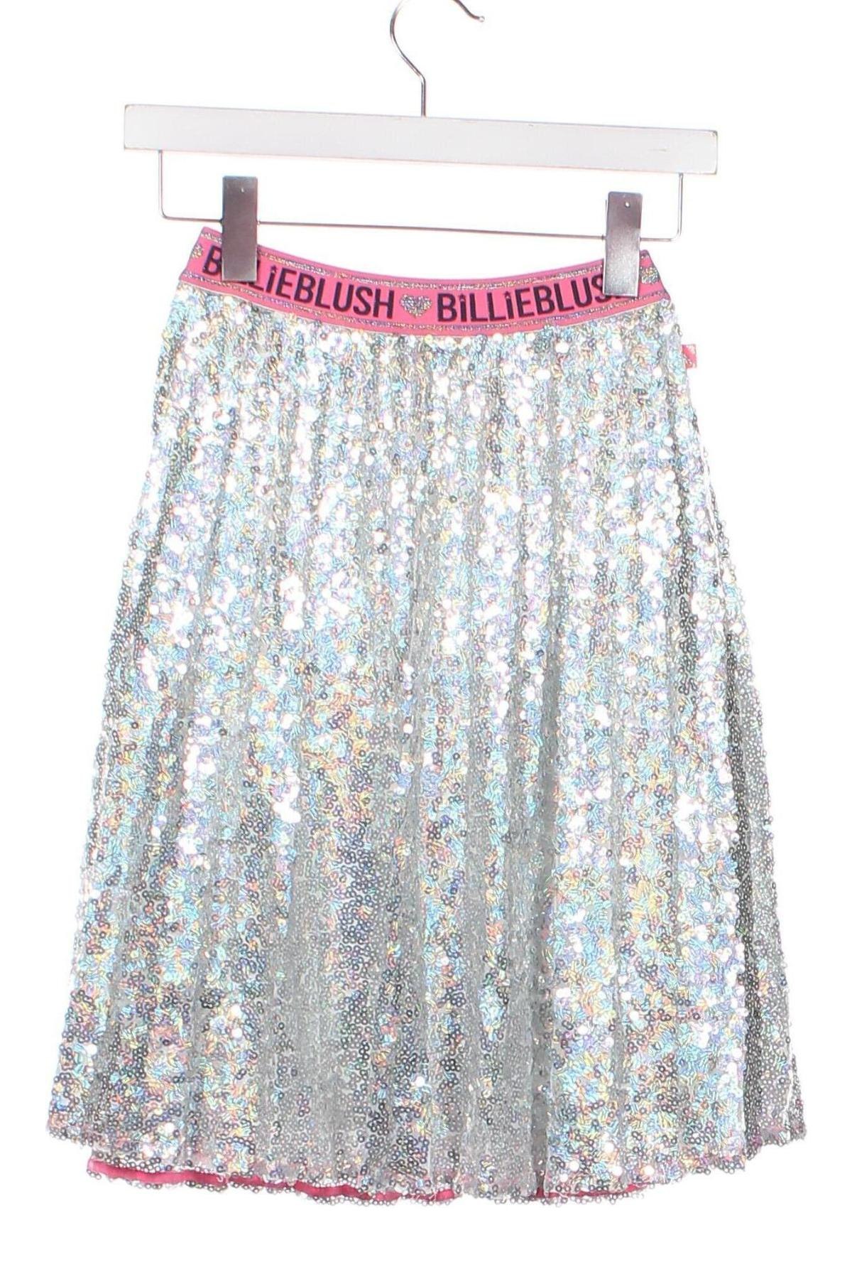 Dziecięca spódnica Billieblush, Rozmiar 8-9y/ 134-140 cm, Kolor Srebrzysty, Cena 232,85 zł