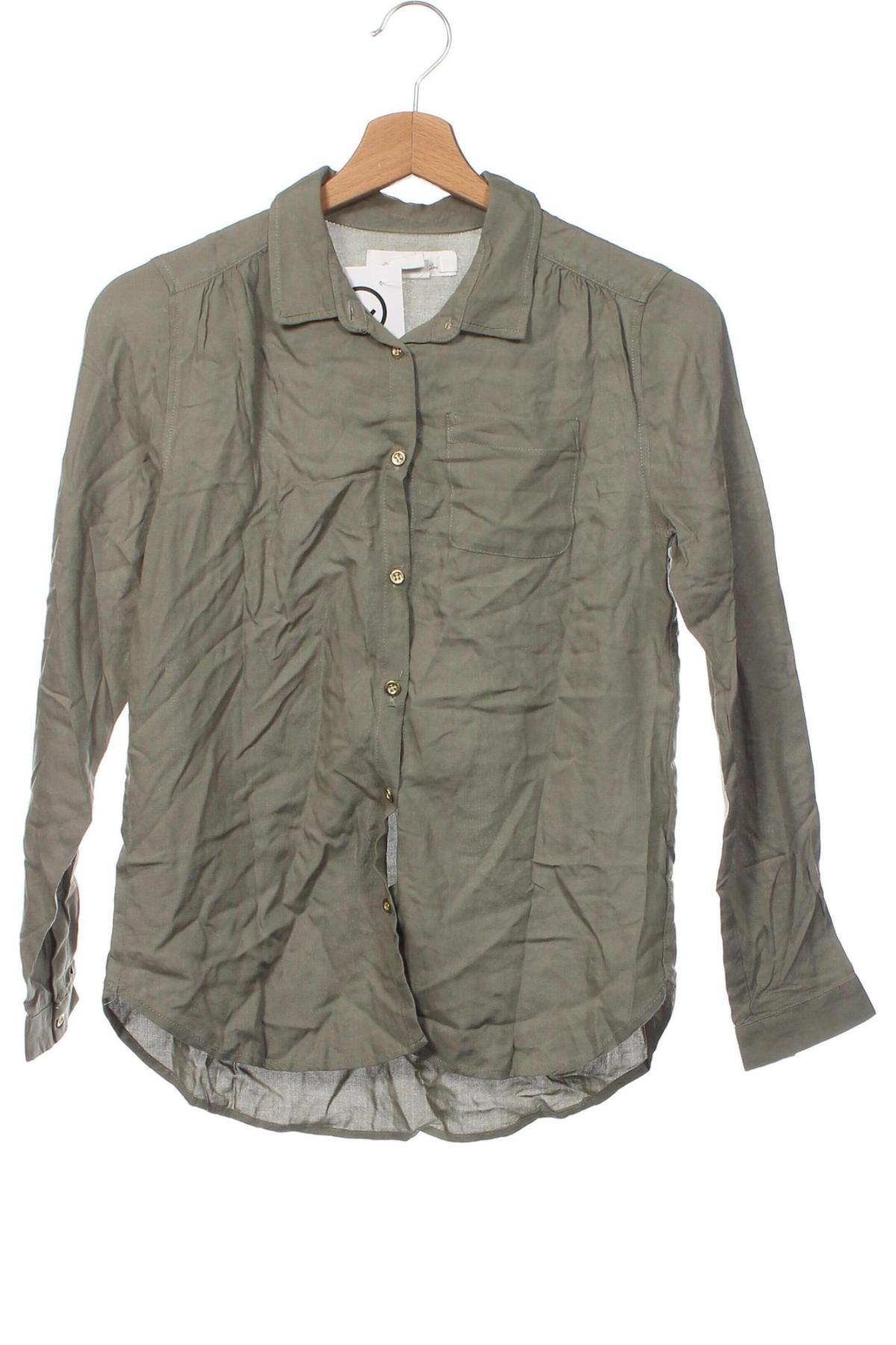 Detská košeľa  H&M L.O.G.G., Veľkosť 10-11y/ 146-152 cm, Farba Zelená, Cena  3,55 €