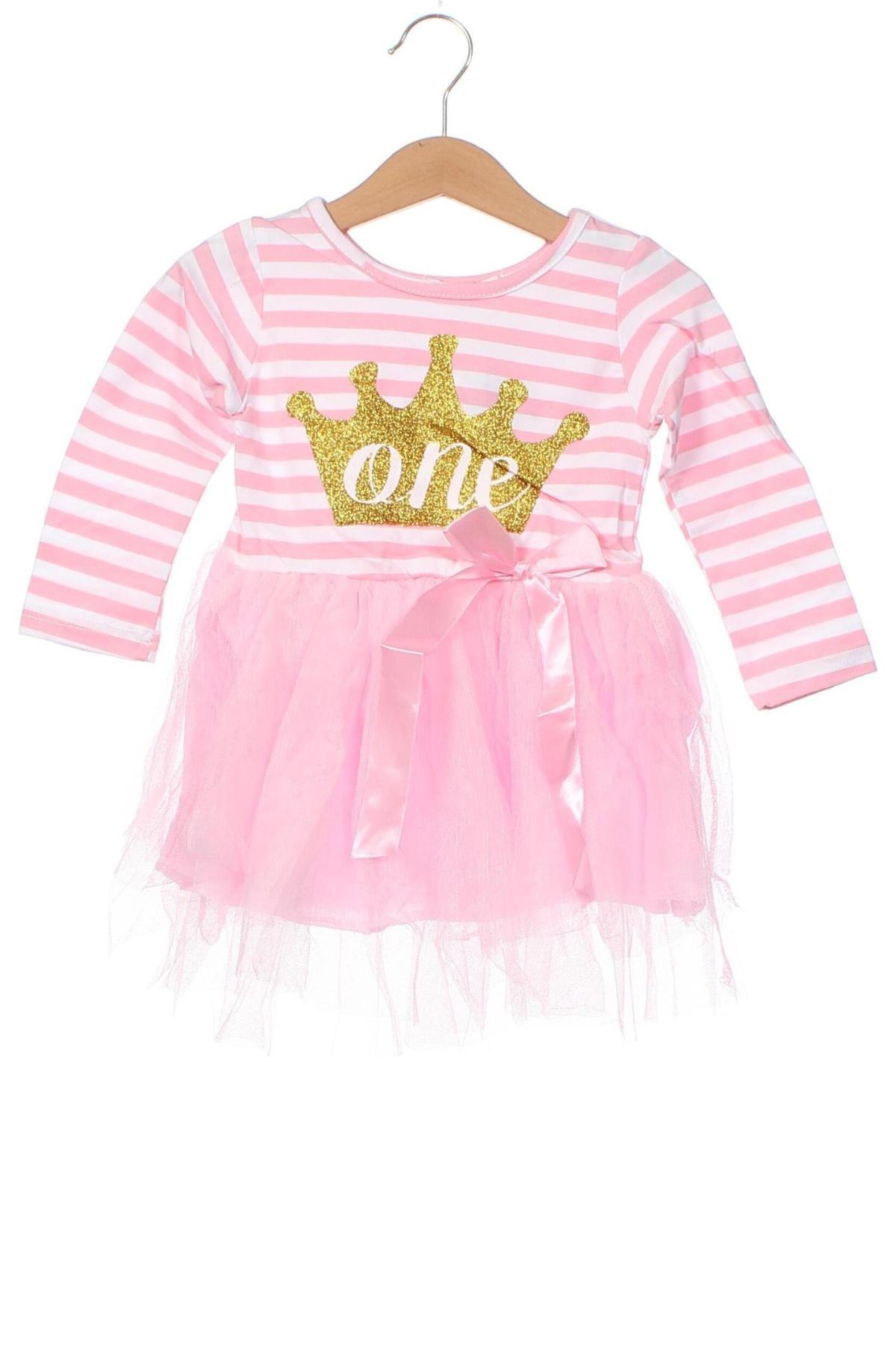 Παιδικό φόρεμα, Μέγεθος 9-12m/ 74-80 εκ., Χρώμα Ρόζ , Τιμή 8,22 €