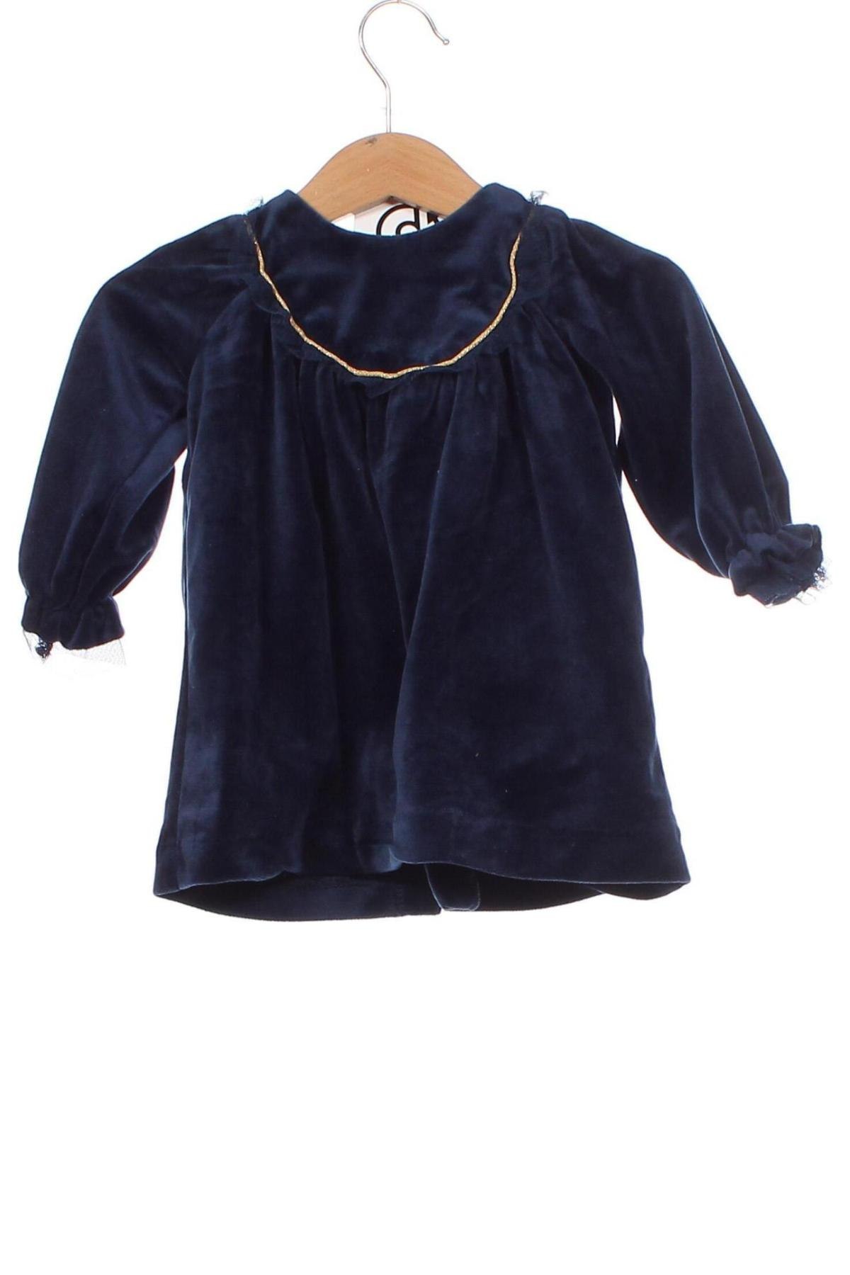 Detské šaty , Veľkosť 9-12m/ 74-80 cm, Farba Modrá, Cena  7,91 €