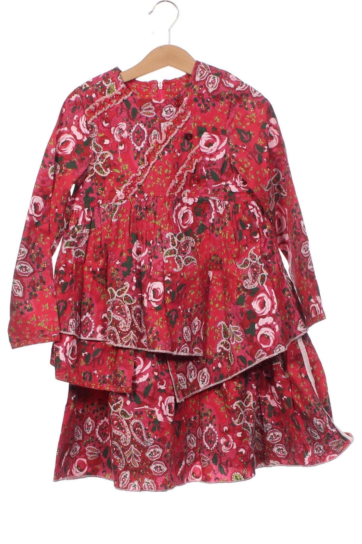 Детска рокля, Размер 4-5y/ 110-116 см, Цвят Розов, Цена 15,01 лв.