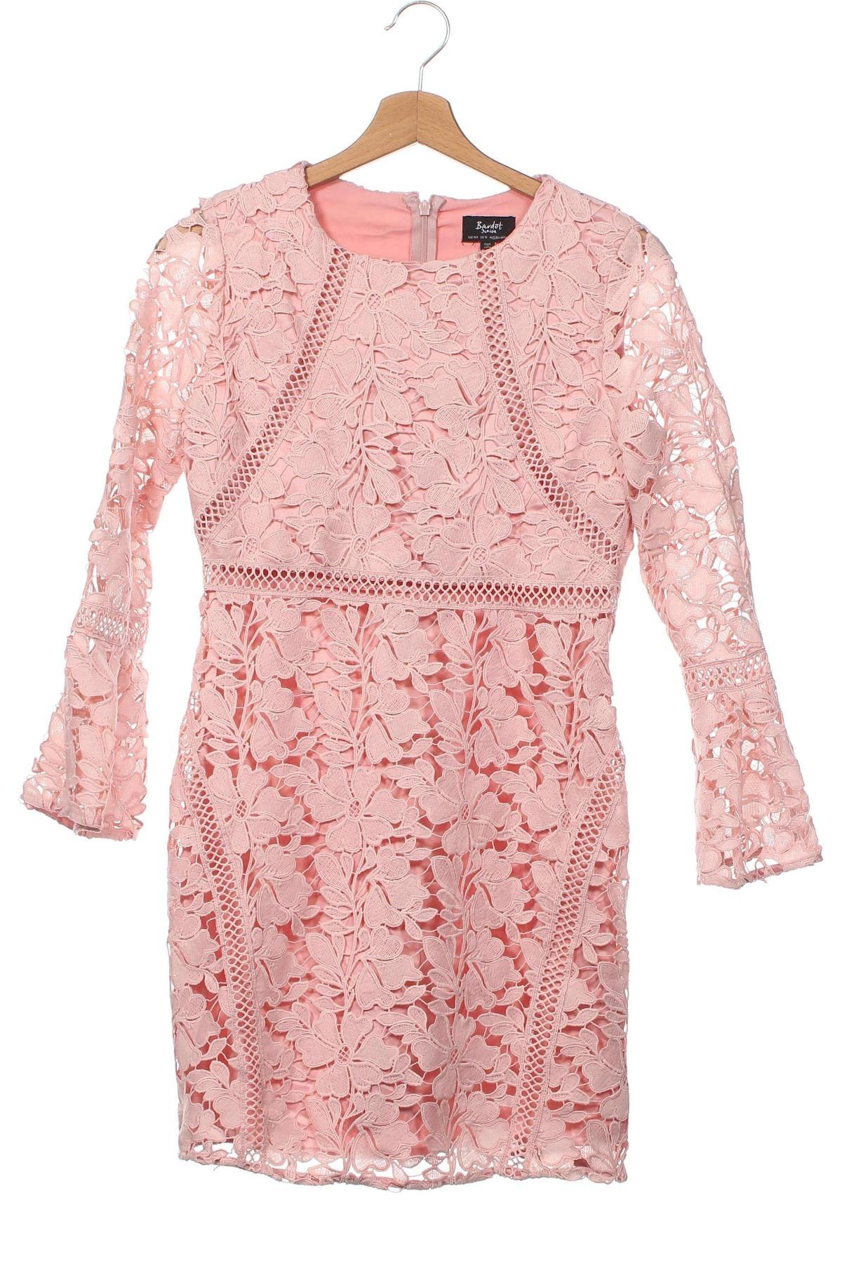 Детска рокля Bardot, Размер 12-13y/ 158-164 см, Цвят Розов, Цена 23,40 лв.