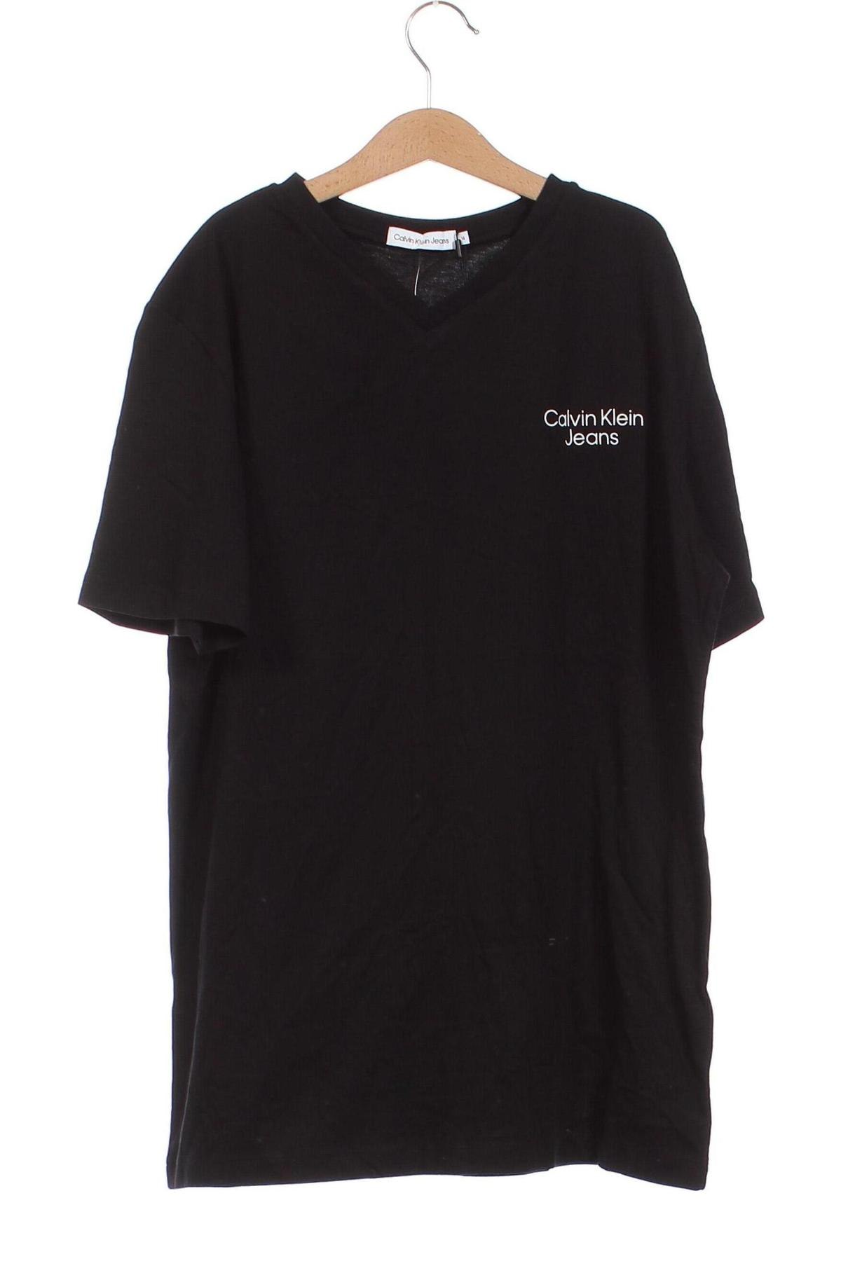 Παιδικό μπλουζάκι Calvin Klein Jeans, Μέγεθος 15-18y/ 170-176 εκ., Χρώμα Μαύρο, Τιμή 31,96 €