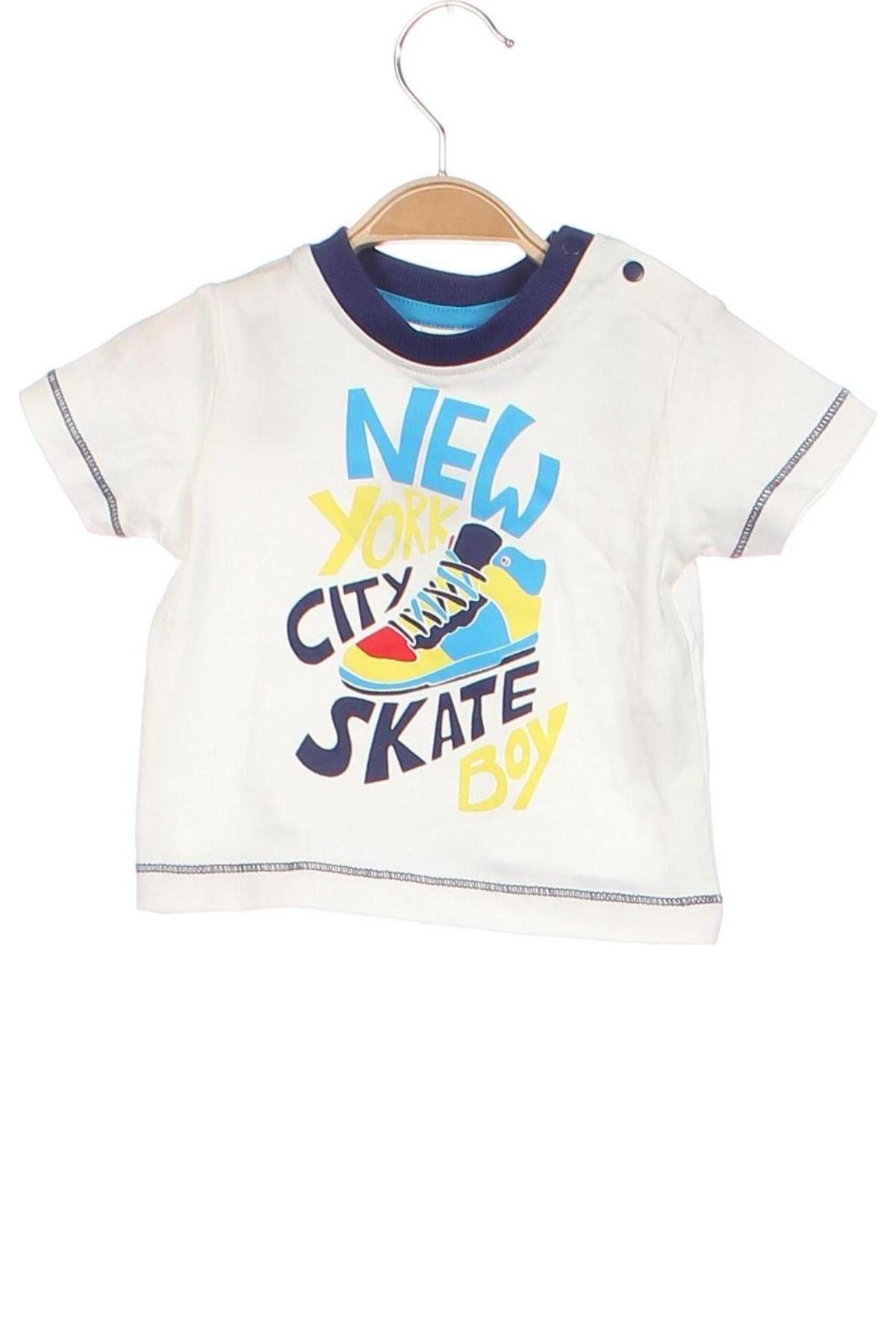 Детска тениска Fagottino By Oviesse, Размер 3-6m/ 62-68 см, Цвят Бял, Цена 9,96 лв.