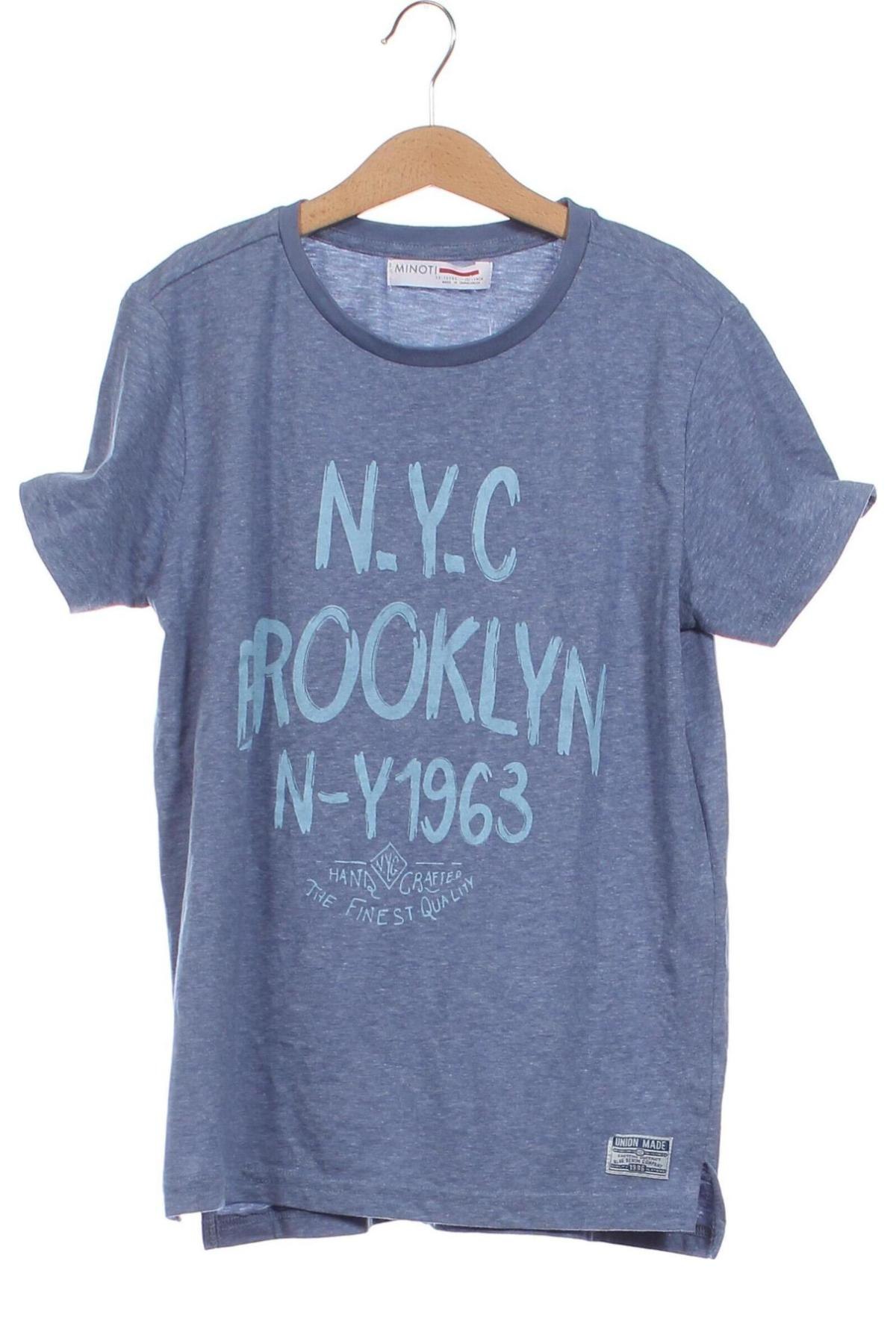 Kinder T-Shirt Minoti, Größe 12-13y/ 158-164 cm, Farbe Blau, Preis 16,37 €