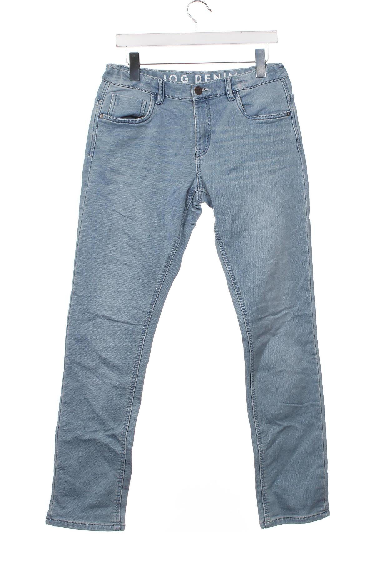 Dziecięce jeansy C&A, Rozmiar 15-18y/ 170-176 cm, Kolor Niebieski, Cena 83,16 zł