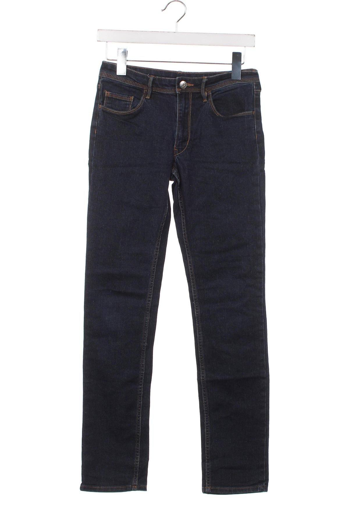 Dziecięce jeansy H&M, Rozmiar 12-13y/ 158-164 cm, Kolor Niebieski, Cena 22,39 zł