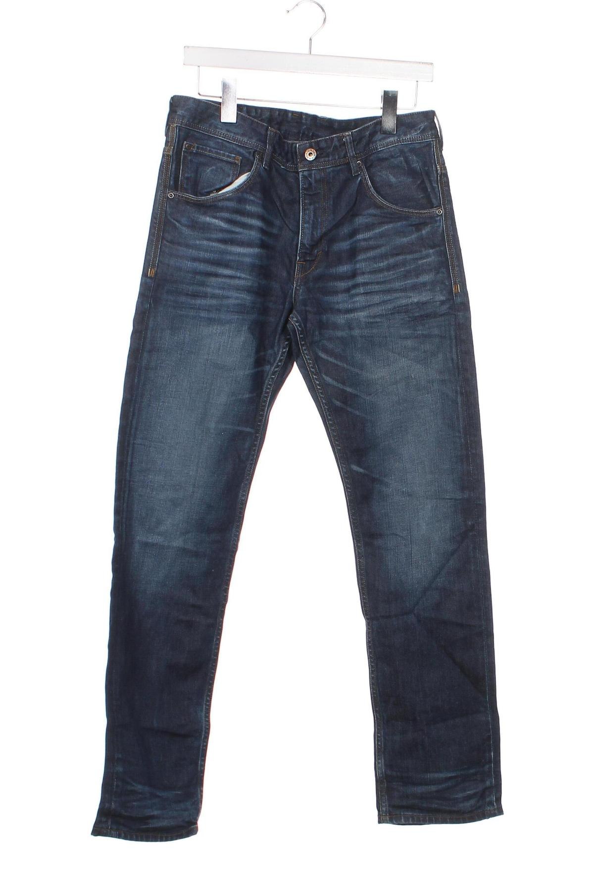 Dziecięce jeansy H&M, Rozmiar 14-15y/ 168-170 cm, Kolor Niebieski, Cena 23,09 zł