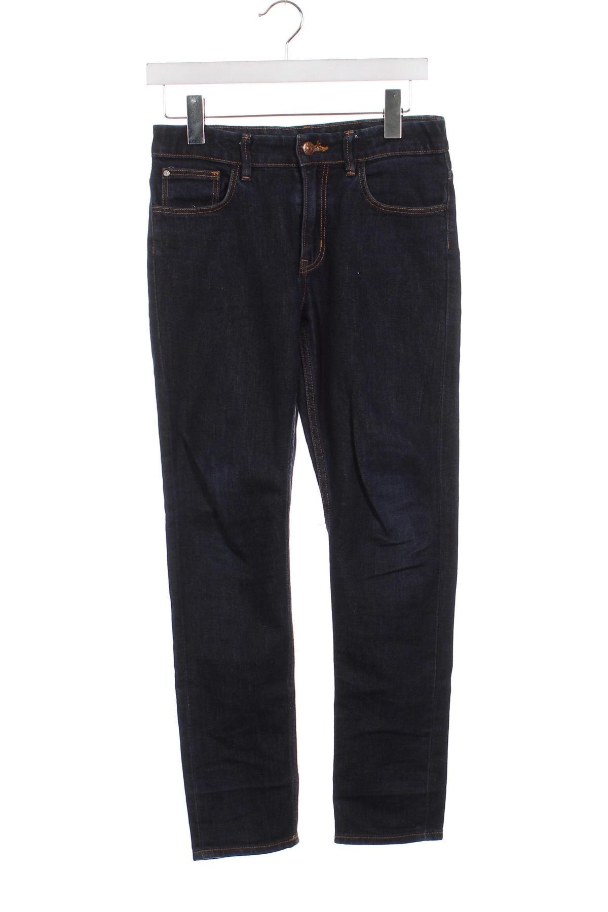 Dziecięce jeansy H&M, Rozmiar 11-12y/ 152-158 cm, Kolor Niebieski, Cena 22,99 zł