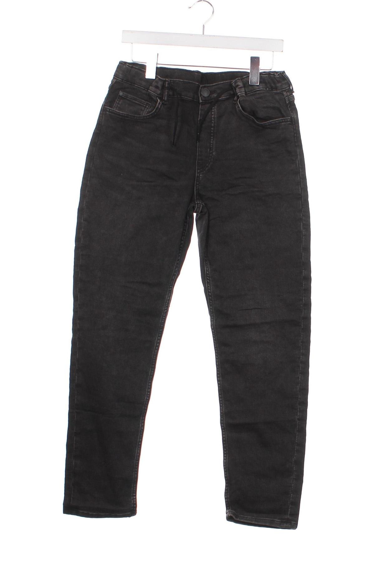 Dziecięce jeansy H&M, Rozmiar 15-18y/ 170-176 cm, Kolor Szary, Cena 21,27 zł