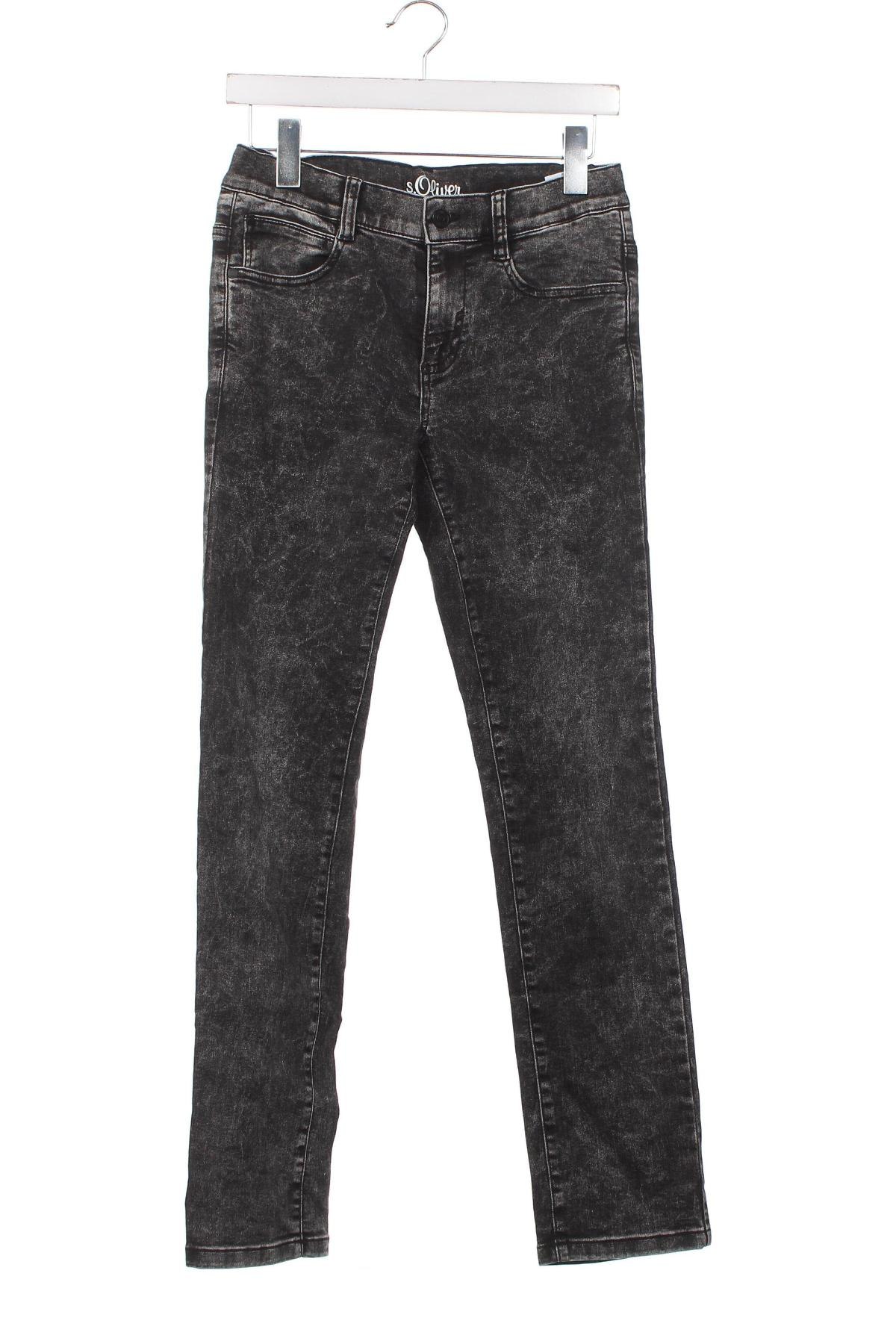 Kinderjeans S.Oliver, Größe 13-14y/ 164-168 cm, Farbe Schwarz, Preis 4,01 €