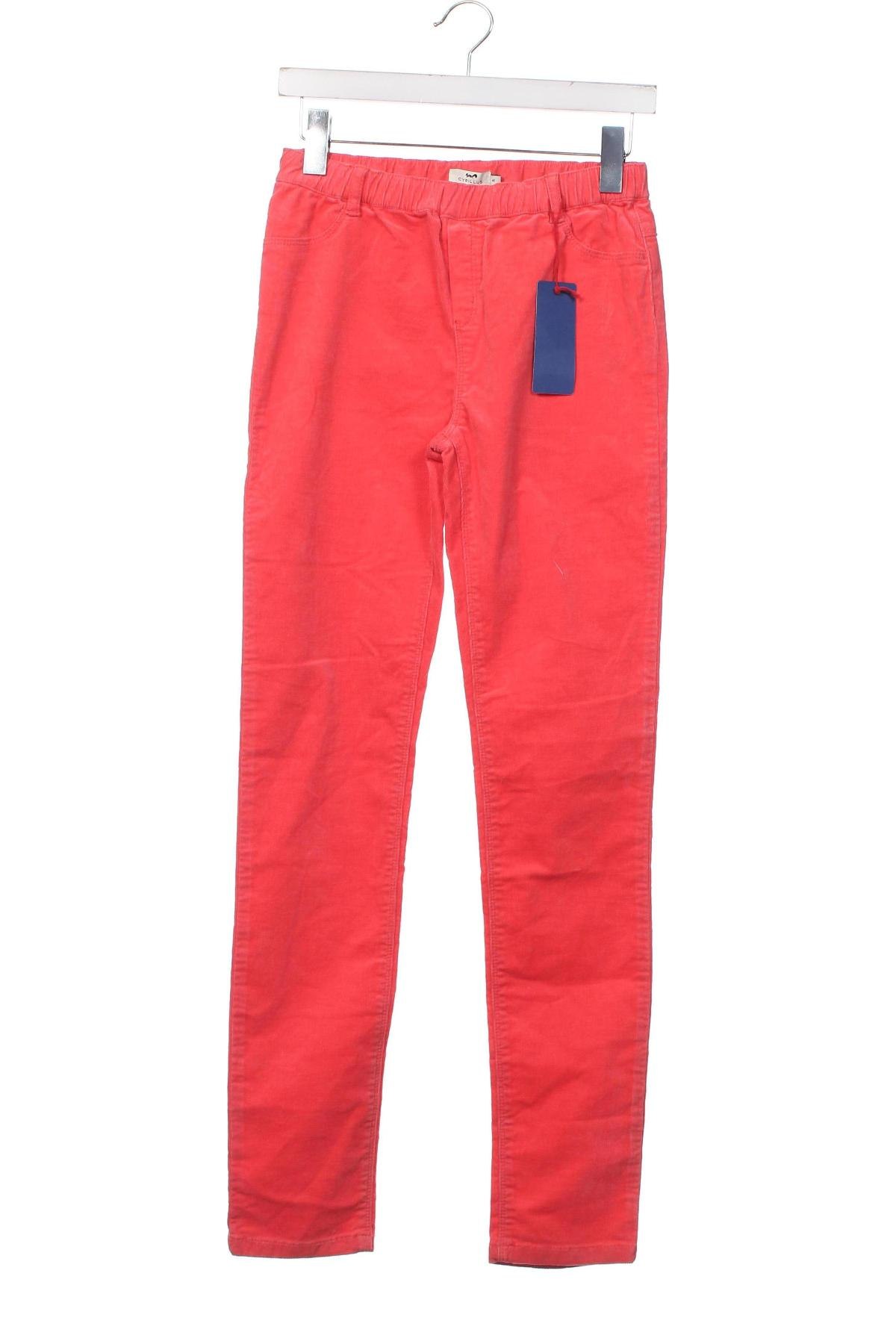 Pantaloni de catifea reiată, pentru copii Cyrillus, Mărime 15-18y/ 170-176 cm, Culoare Roz, Preț 43,84 Lei