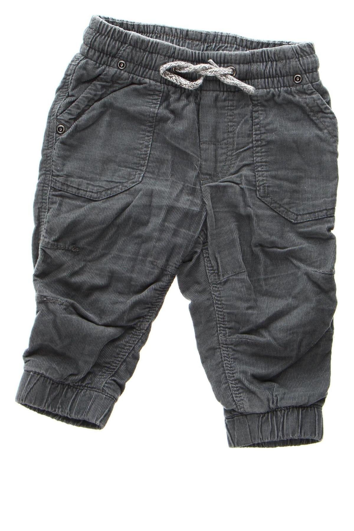 Pantaloni de catifea reiată, pentru copii H&M, Mărime 6-9m/ 68-74 cm, Culoare Gri, Preț 66,00 Lei