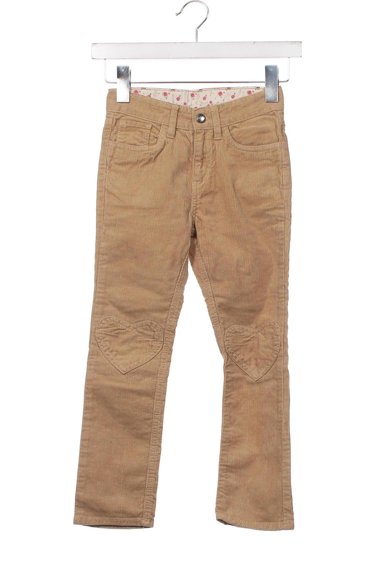 Pantaloni de catifea reiată, pentru copii H&M, Mărime 5-6y/ 116-122 cm, Culoare Bej, Preț 19,90 Lei