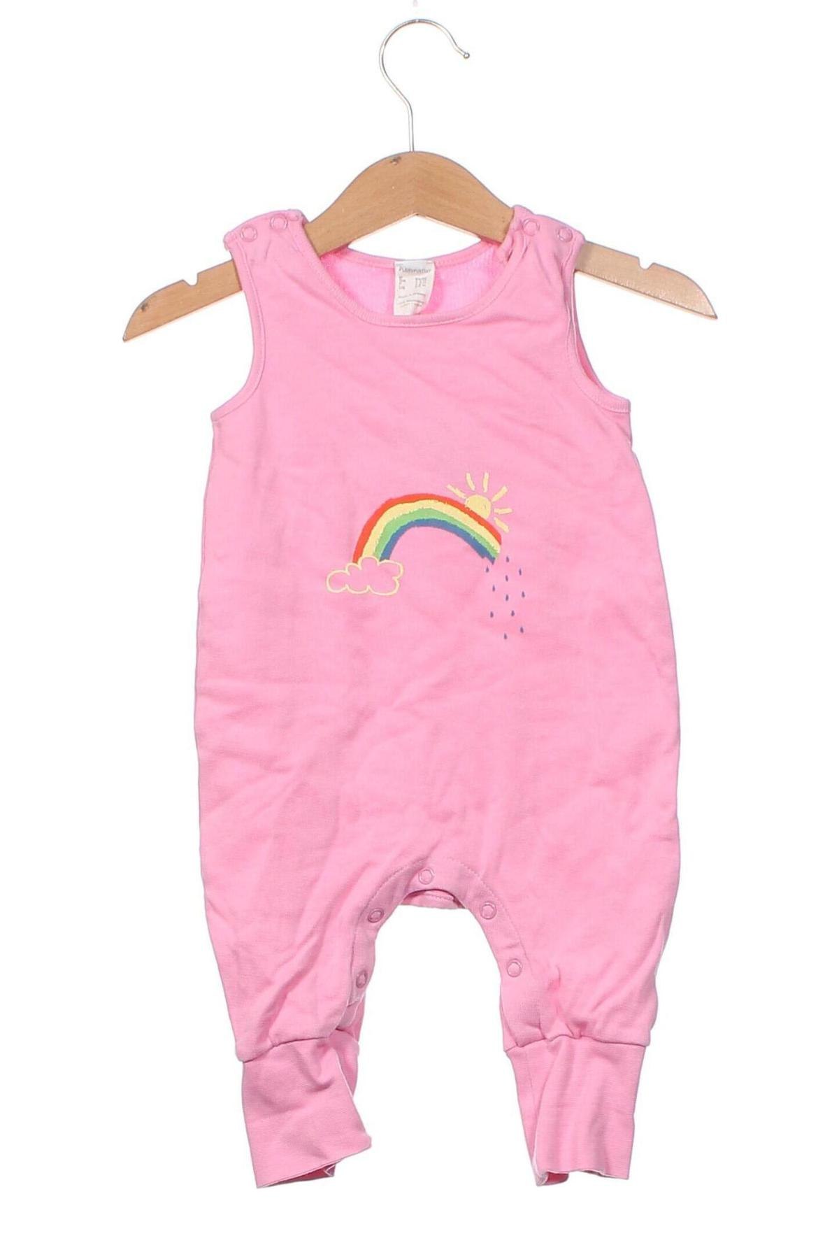 Kinder Overall Hessnatur, Größe 3-6m/ 62-68 cm, Farbe Rosa, Preis € 3,75