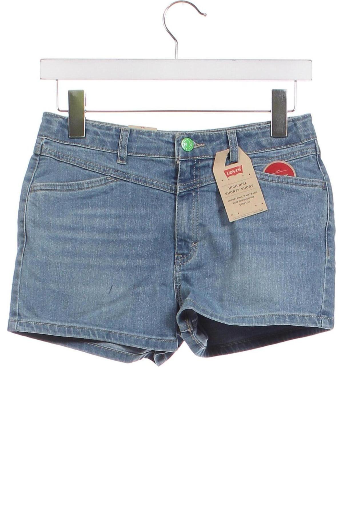 Pantaloni scurți pentru copii Levi's, Mărime 12-13y/ 158-164 cm, Culoare Albastru, Preț 101,84 Lei