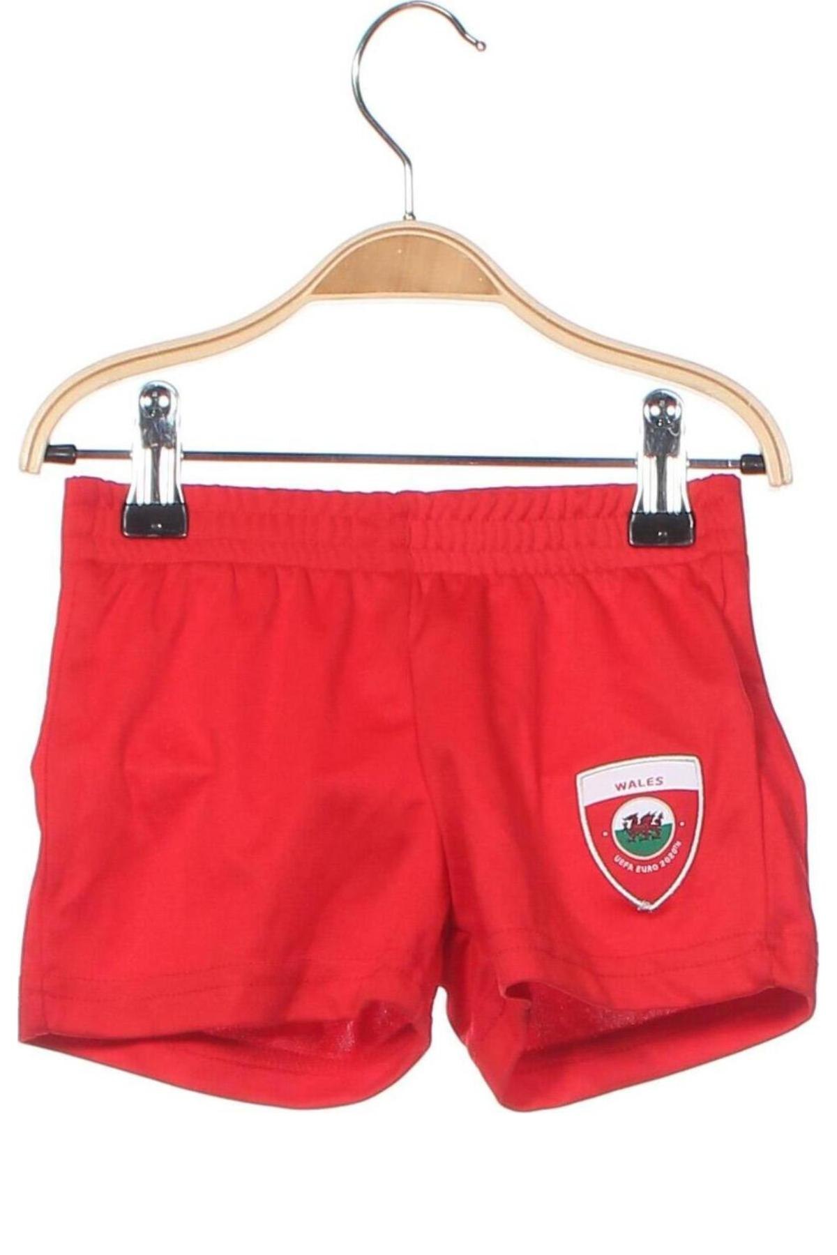 Pantaloni scurți pentru copii Uefa, Mărime 12-18m/ 80-86 cm, Culoare Roșu, Preț 19,50 Lei
