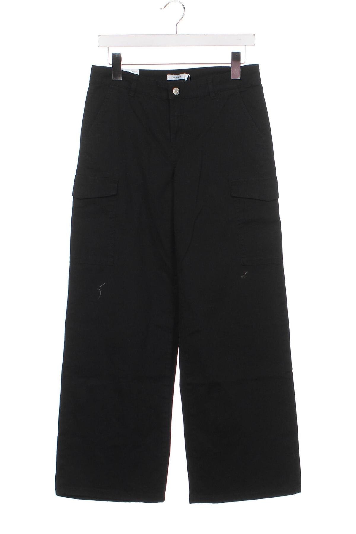 Детски панталон Name It, Размер 12-13y/ 158-164 см, Цвят Черен, Цена 19,60 лв.
