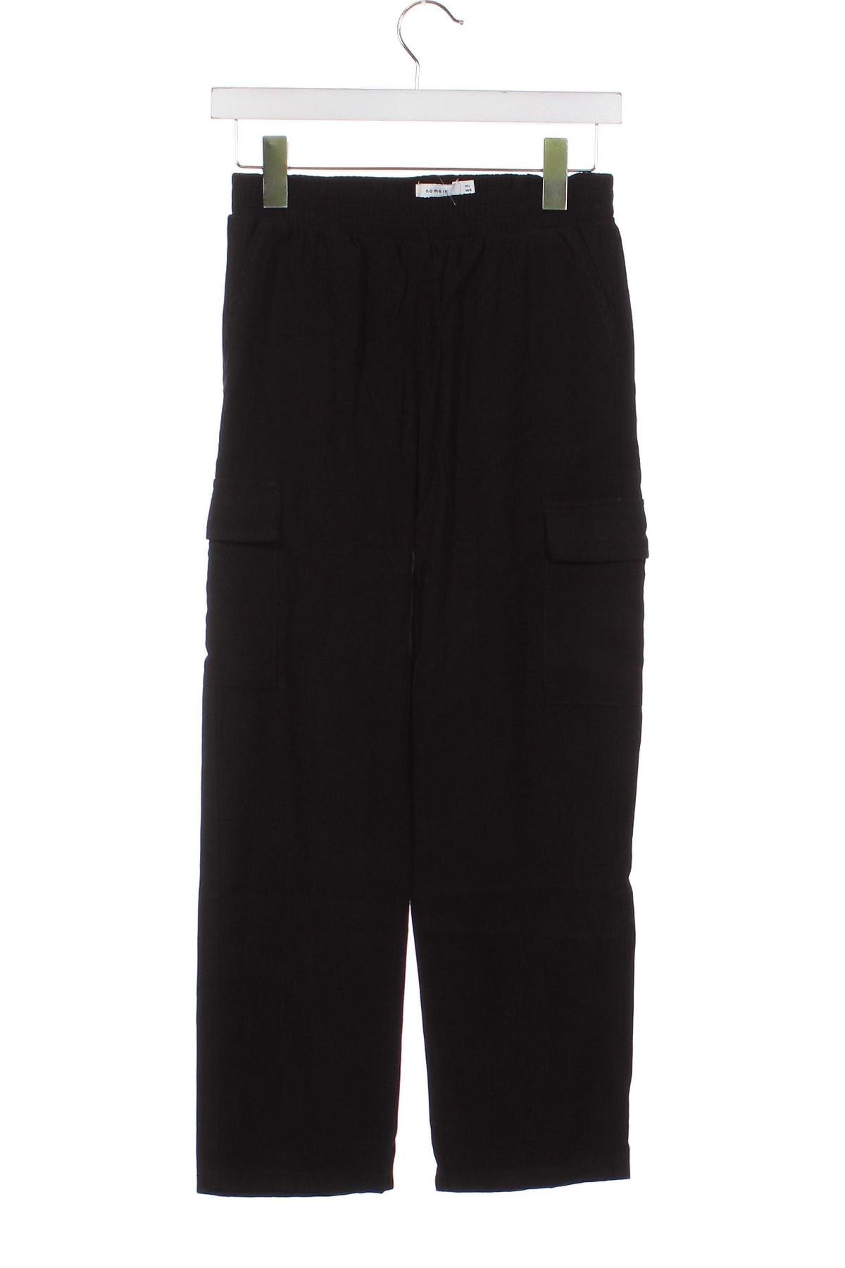 Pantaloni pentru copii Name It, Mărime 10-11y/ 146-152 cm, Culoare Negru, Preț 36,11 Lei