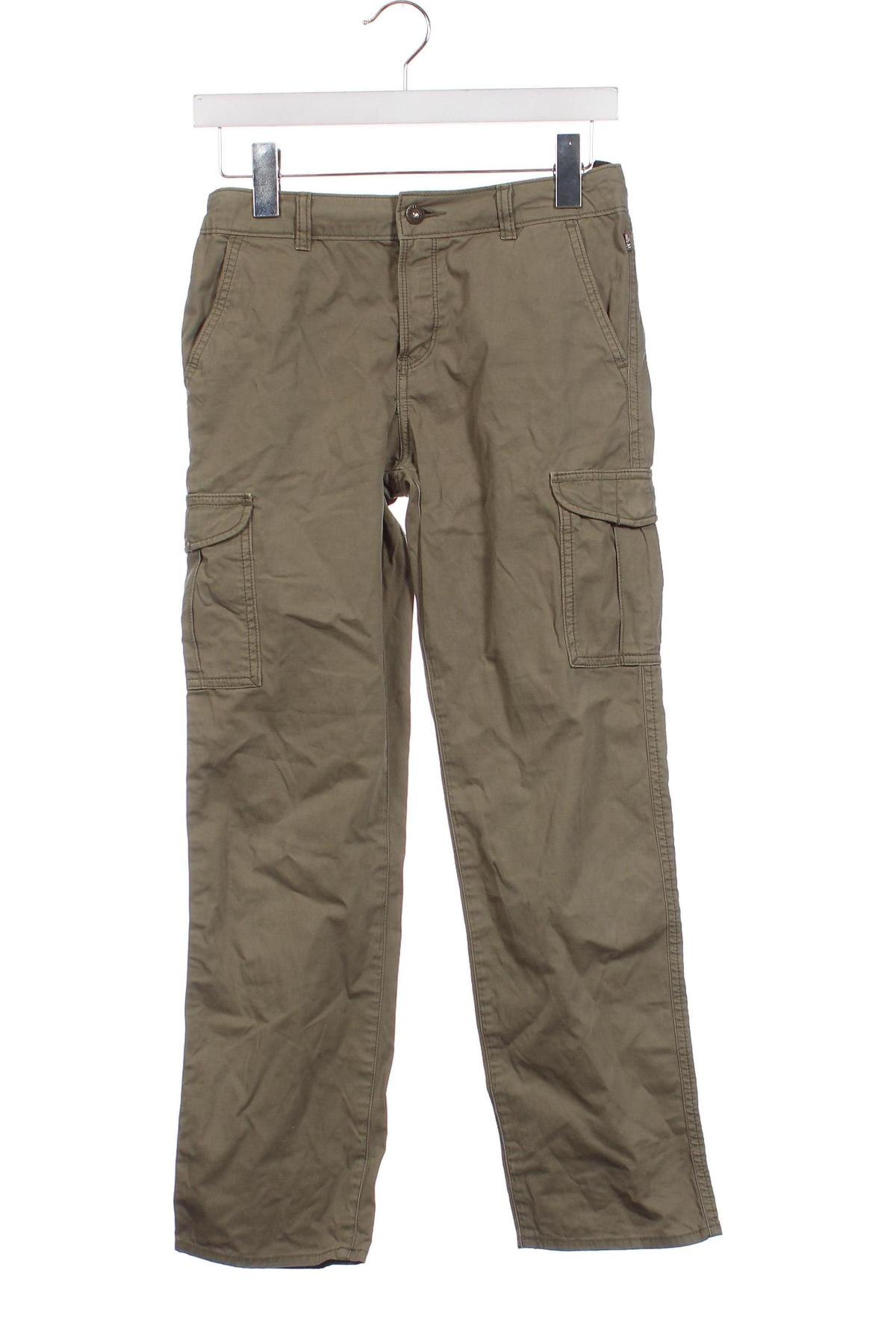 Детски панталон Napapijri, Размер 11-12y/ 152-158 см, Цвят Зелен, Цена 52,00 лв.