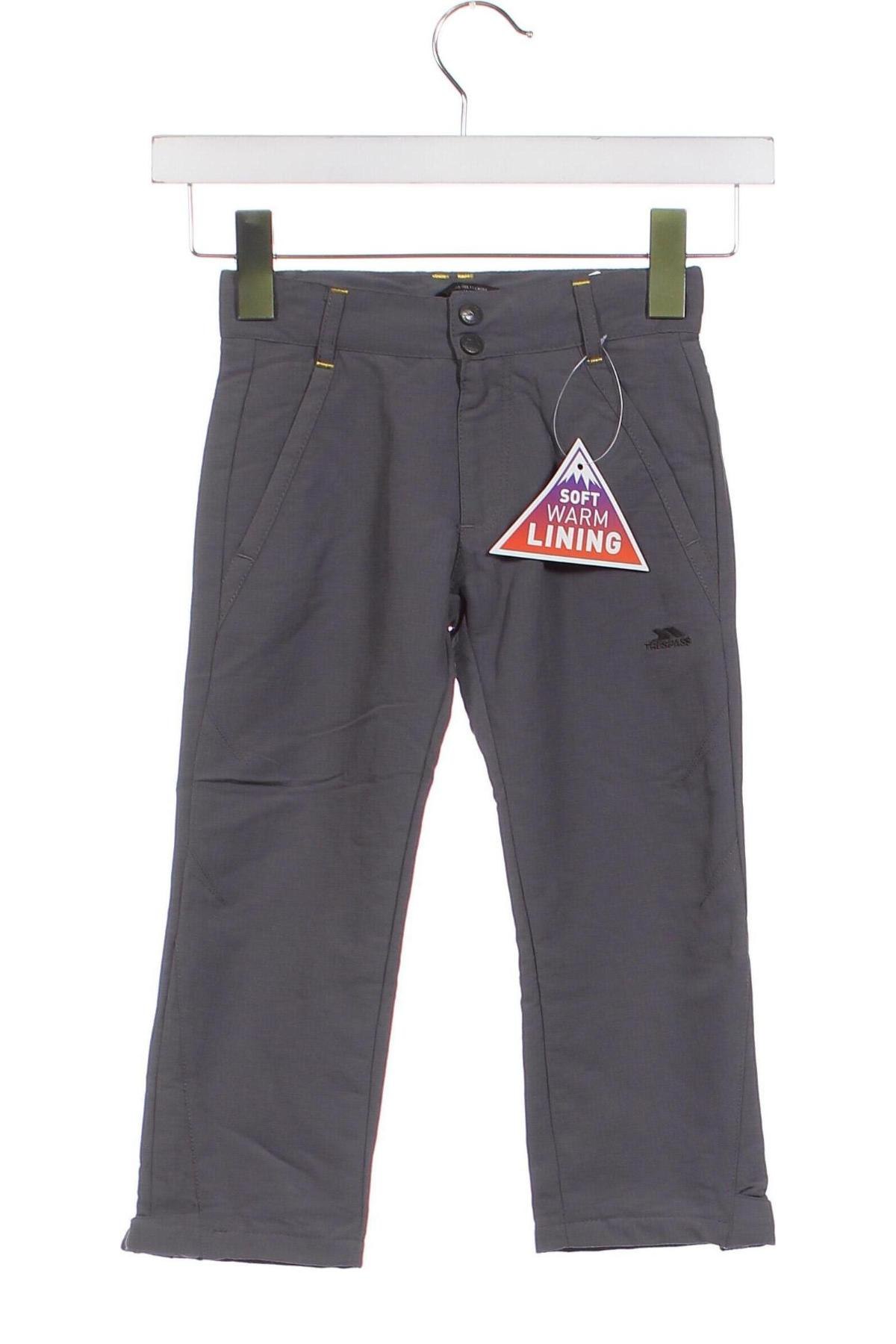 Παιδικό παντελόνι Trespass, Μέγεθος 18-24m/ 86-98 εκ., Χρώμα Γκρί, Τιμή 8,26 €