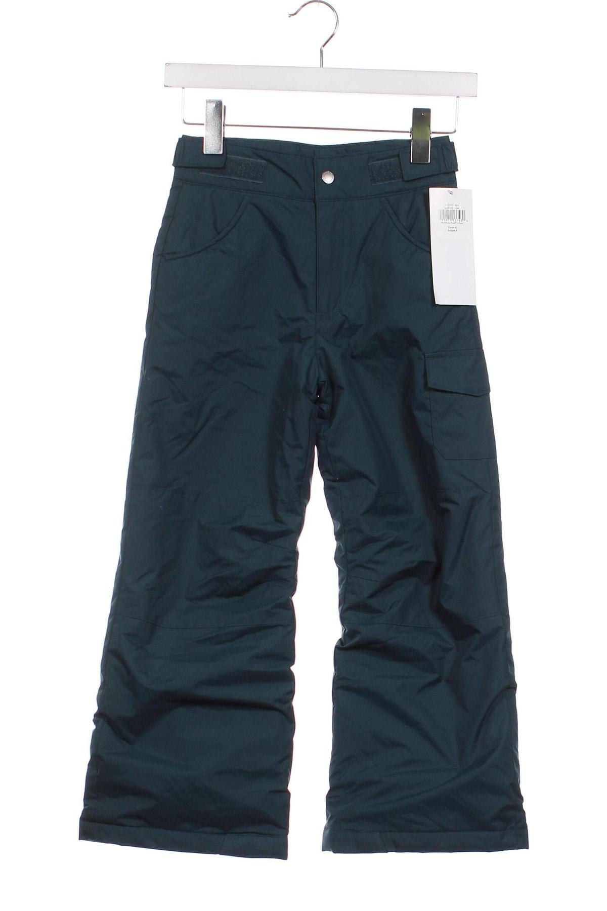 Pantaloni pentru copii pentru sporturi de iarnă Columbia, Mărime 6-7y/ 122-128 cm, Culoare Verde, Preț 188,69 Lei