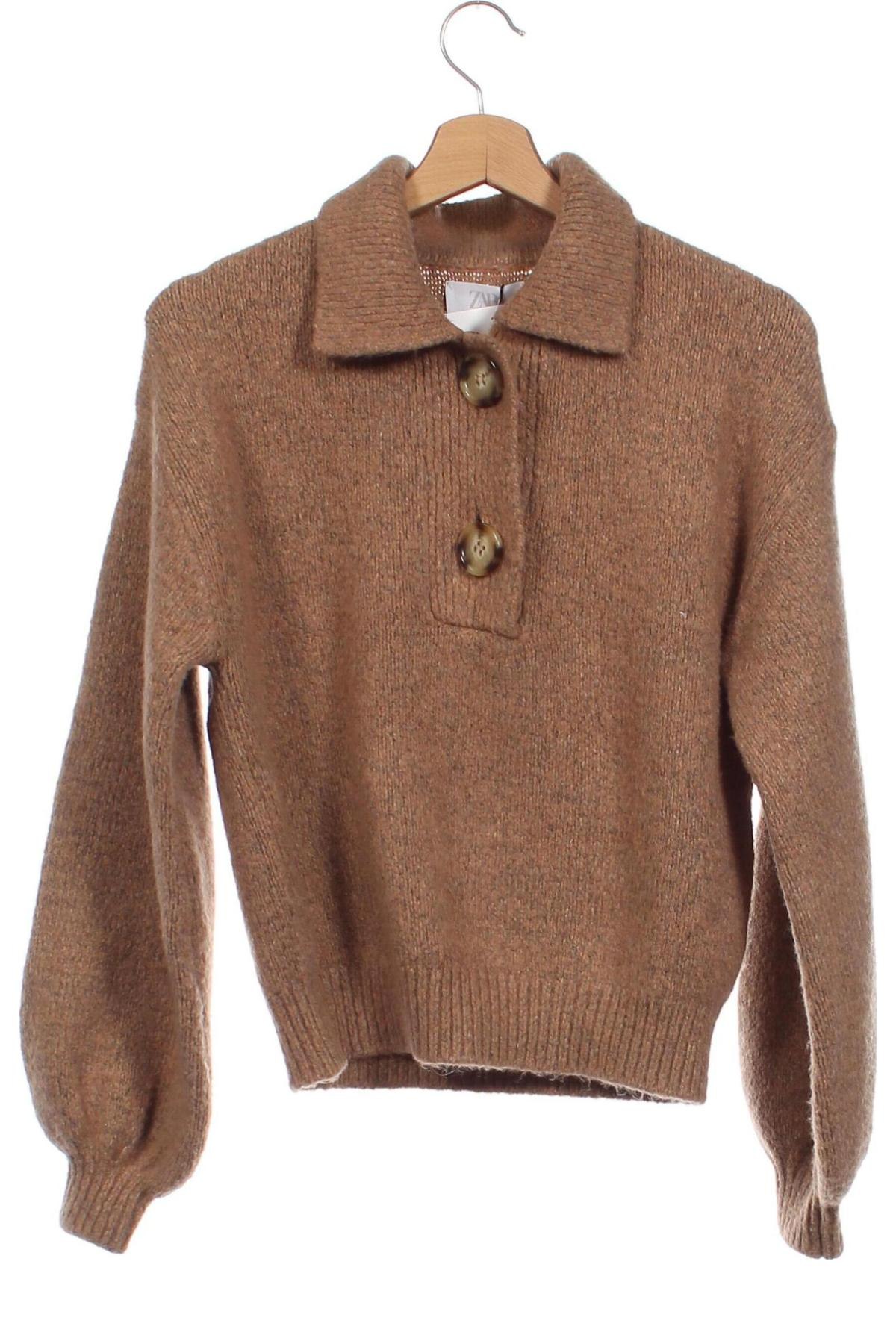 Παιδικό πουλόβερ Zara, Μέγεθος 13-14y/ 164-168 εκ., Χρώμα  Μπέζ, Τιμή 15,72 €