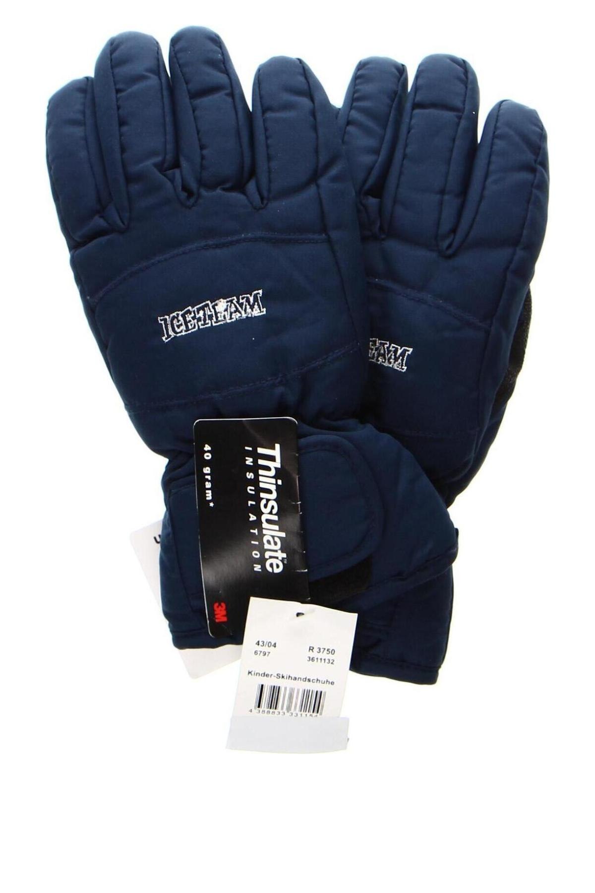 Children gloves for winter sports, Kolor Niebieski, Cena 103,64 zł