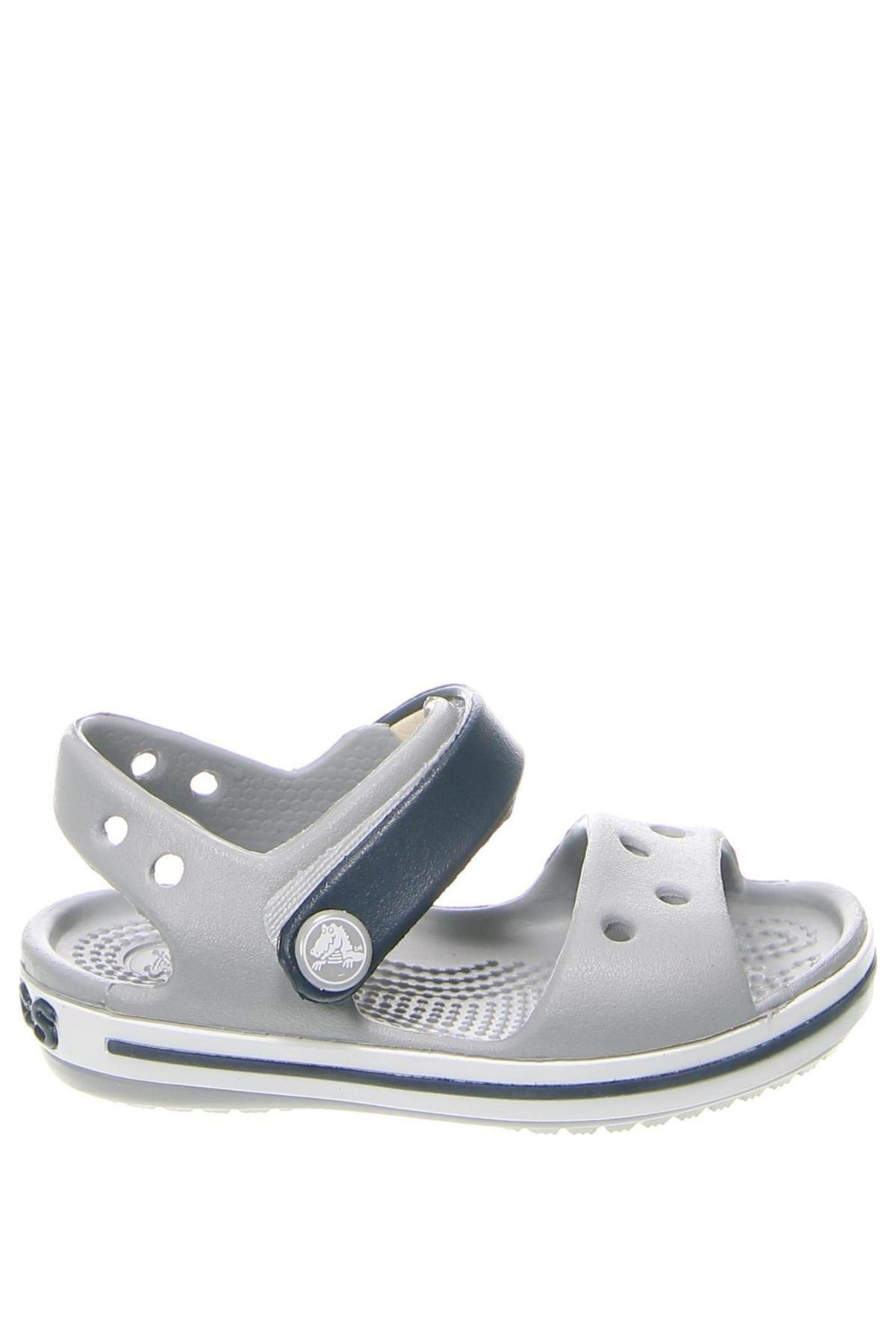 Kinder Sandalen Crocs, Größe 22, Farbe Grau, Preis 21,65 €