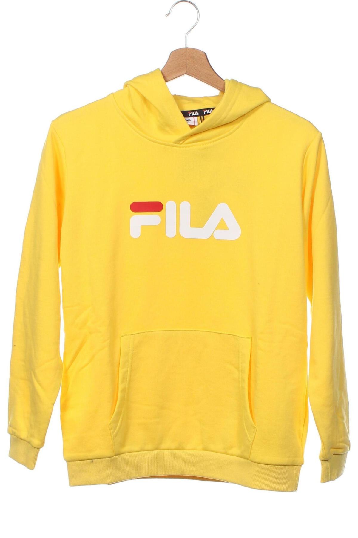 Gyerek sweatshirt FILA, Méret 12-13y / 158-164 cm, Szín Sárga, Ár 12 400 Ft