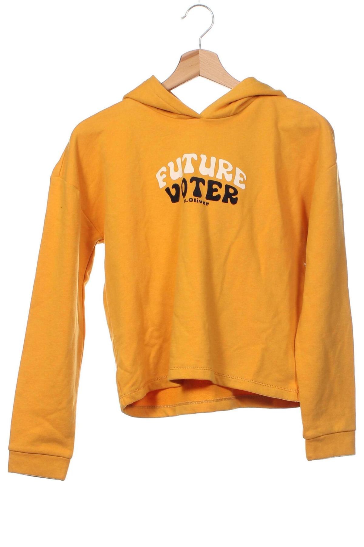 Kinder Sweatshirts S.Oliver, Größe 11-12y/ 152-158 cm, Farbe Gelb, Preis 9,96 €