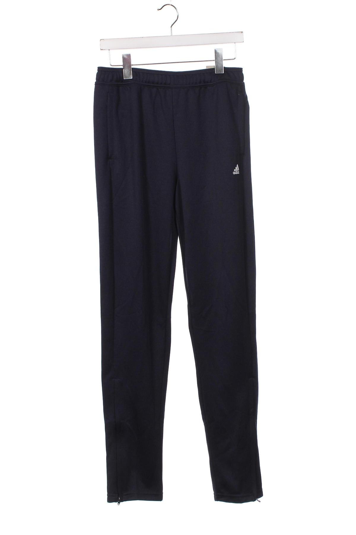 Pantaloni de trening, pentru copii Adidas, Mărime 15-18y/ 170-176 cm, Culoare Albastru, Preț 207,89 Lei